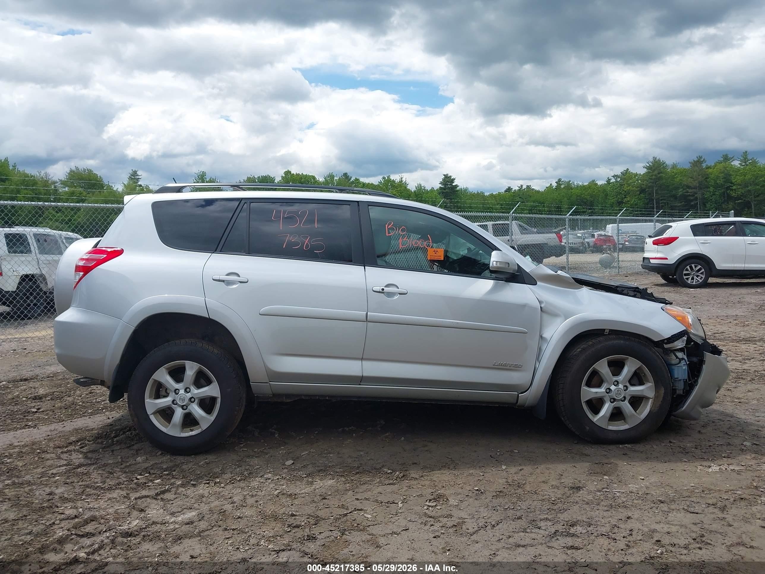 2012 Toyota Rav4 Limited V6 Серебряный vin: 2T3DK4DVXCW079069