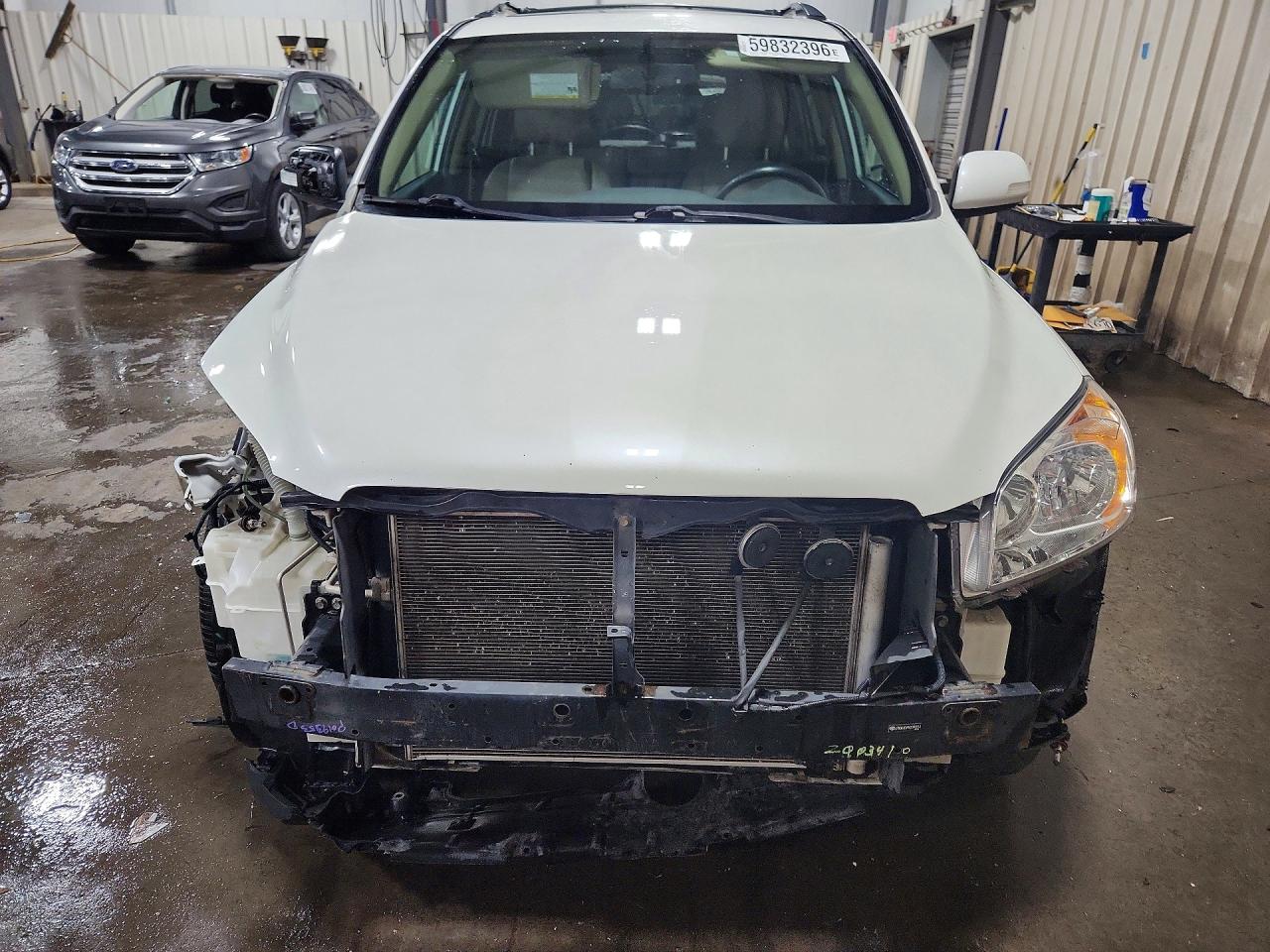 2012 Toyota Rav4 Limited White vin: 2T3DK4DVXCW082330