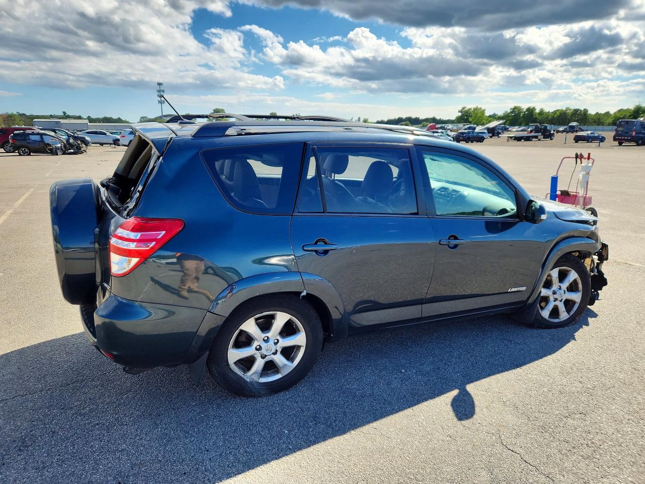 2012 Toyota Rav4 Limited Синий vin: 2T3DK4DVXCW086801