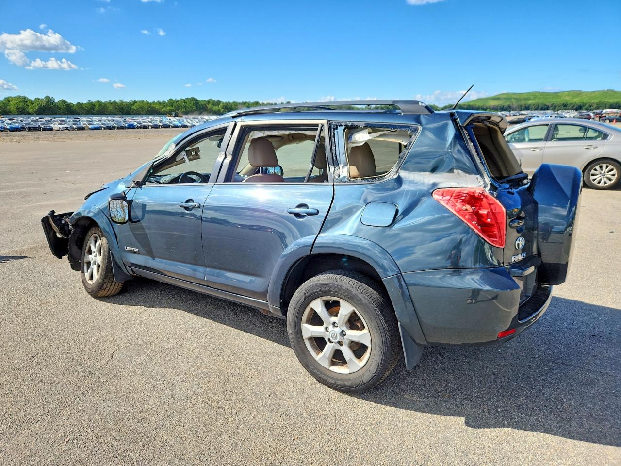 2012 Toyota Rav4 Limited Синий vin: 2T3DK4DVXCW086801