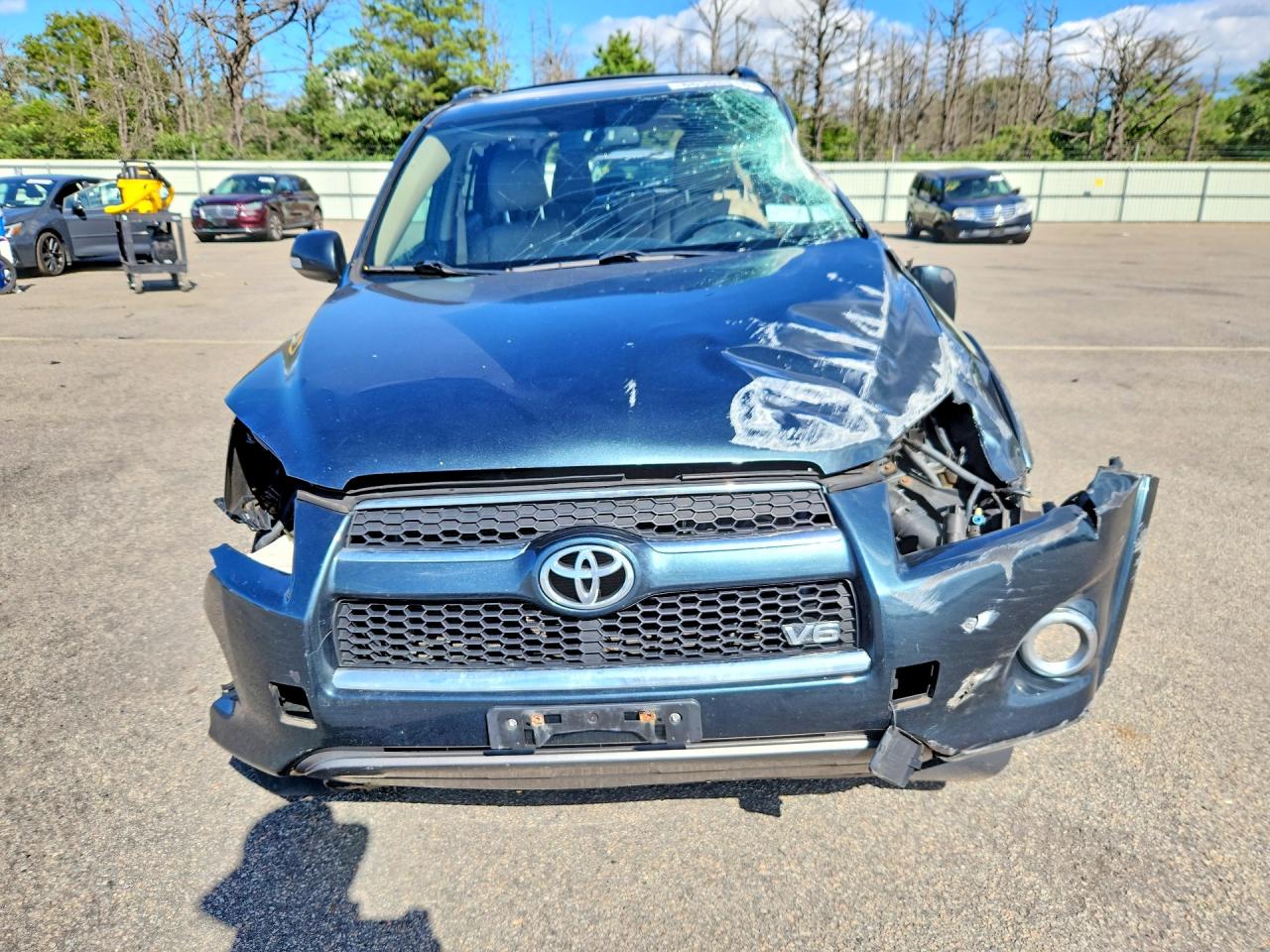 2012 Toyota Rav4 Limited Синий vin: 2T3DK4DVXCW086801