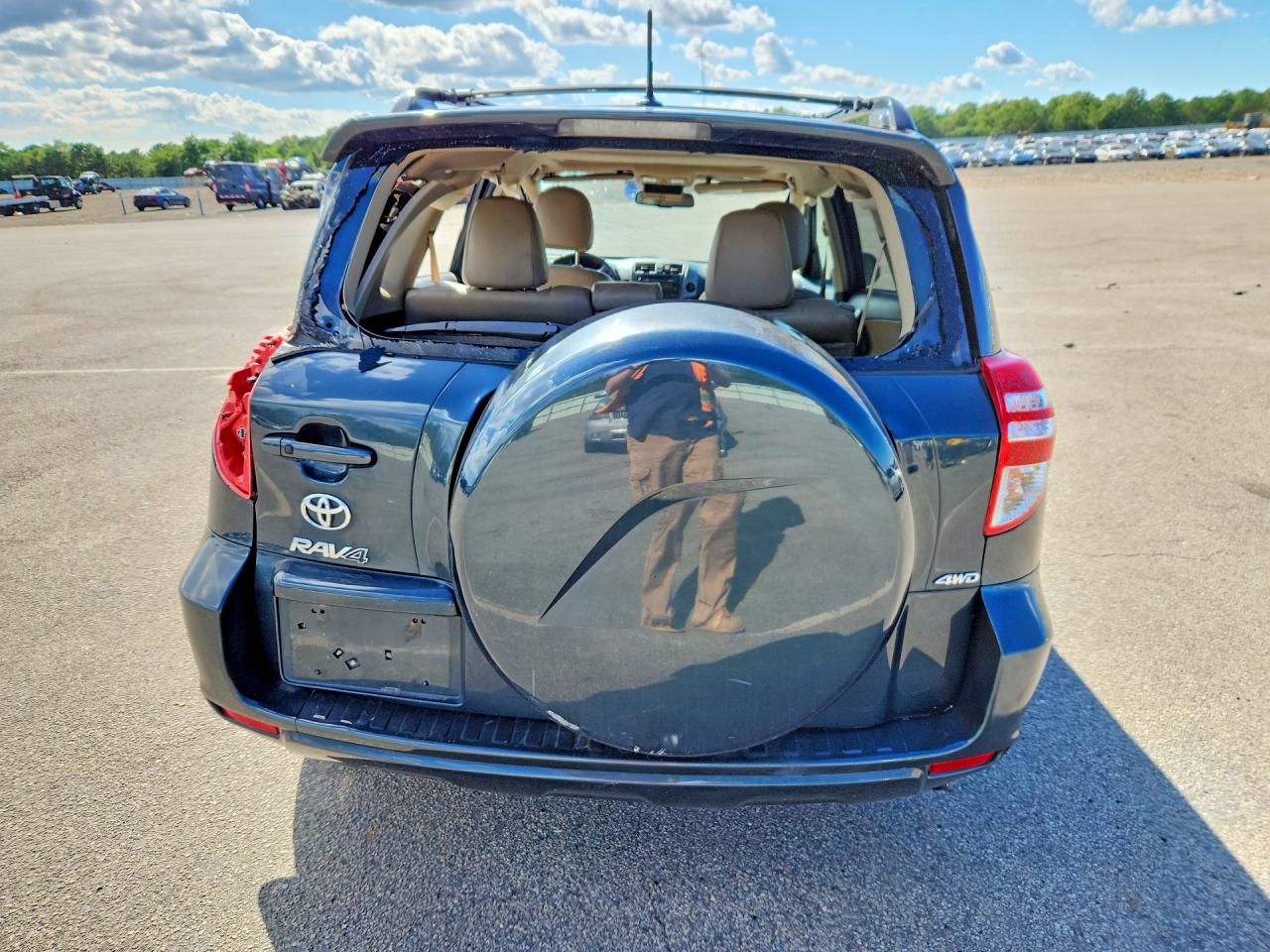 2012 Toyota Rav4 Limited Синий vin: 2T3DK4DVXCW086801