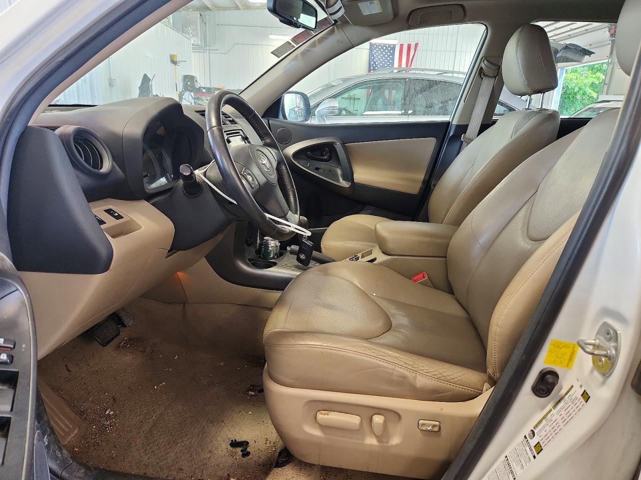 2012 Toyota Rav4 Limited White vin: 2T3DK4DVXCW091268