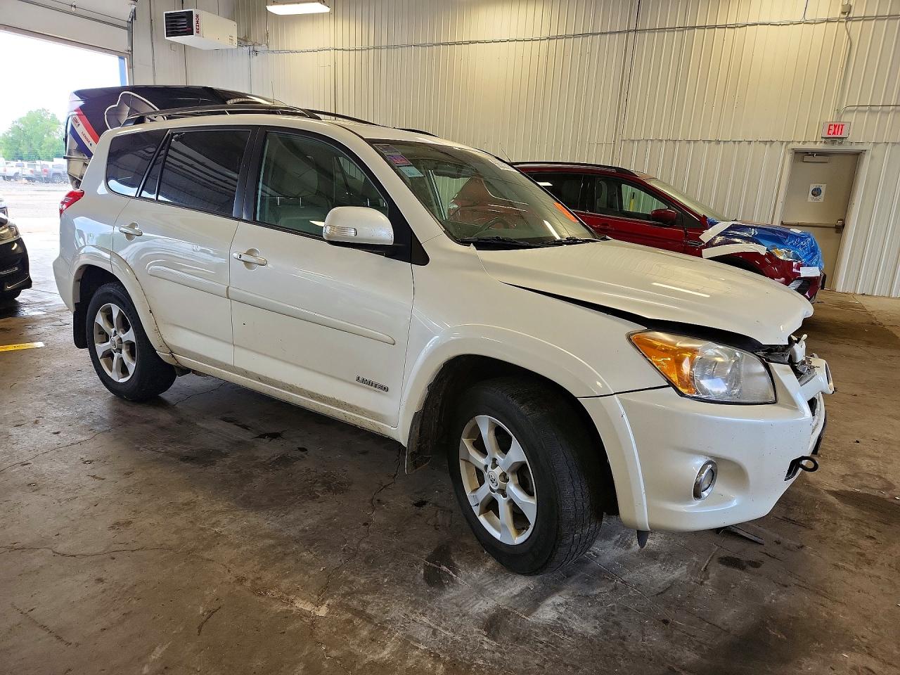 2012 Toyota Rav4 Limited White vin: 2T3DK4DVXCW091268