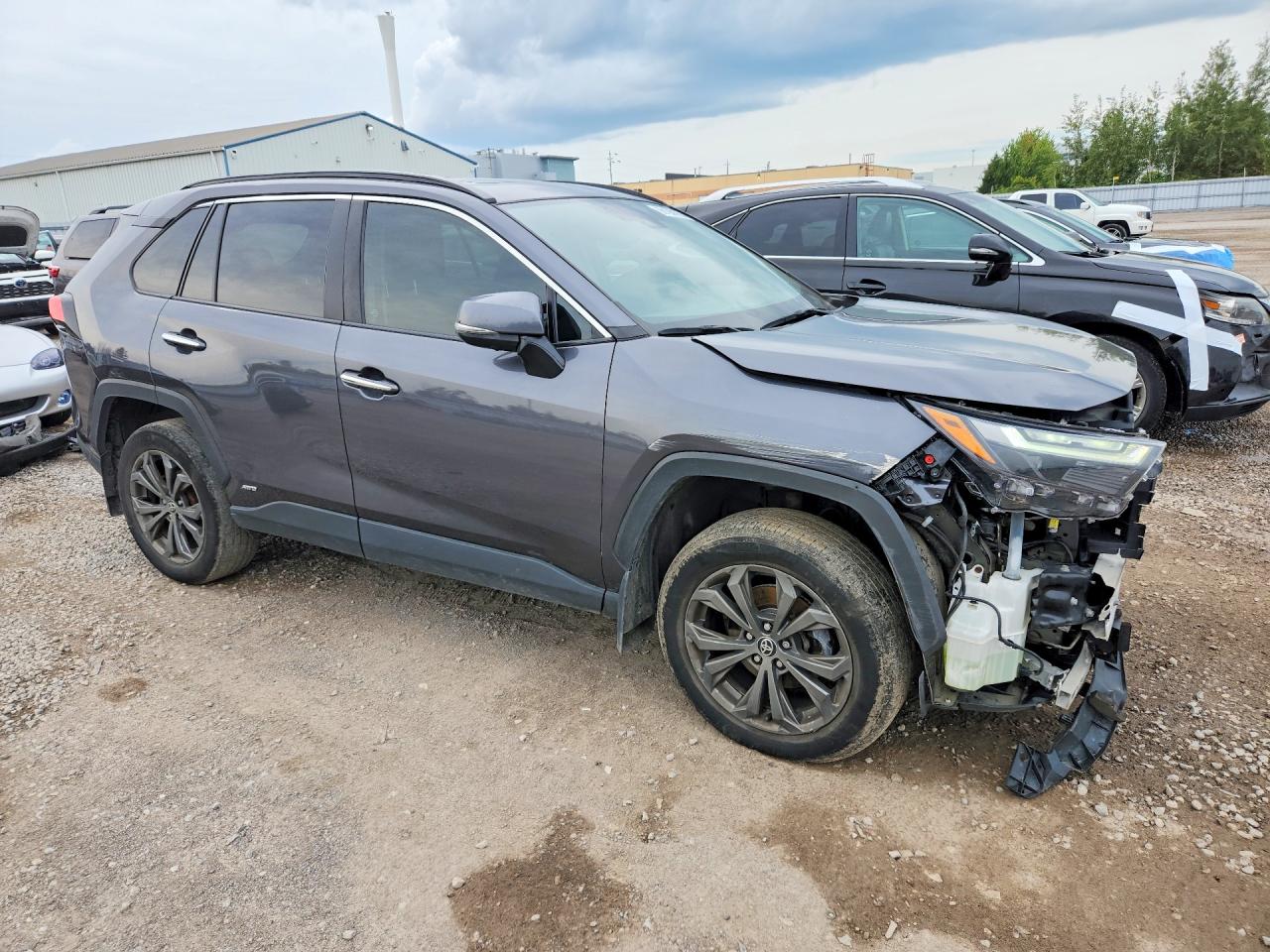2023 Toyota Rav4 Limited Серый vin: 2T3DWRFV4PW176143