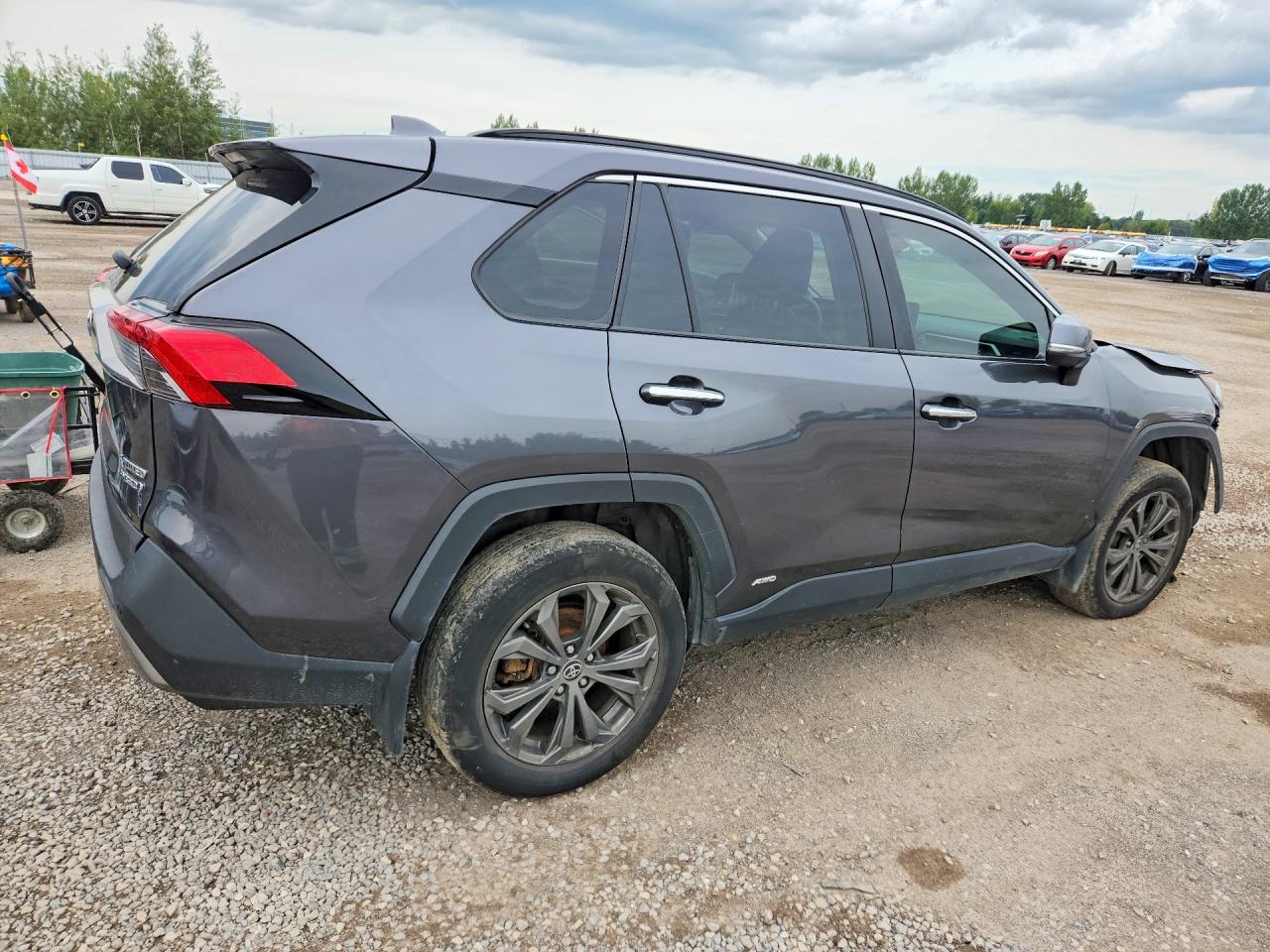 2023 Toyota Rav4 Limited Серый vin: 2T3DWRFV4PW176143
