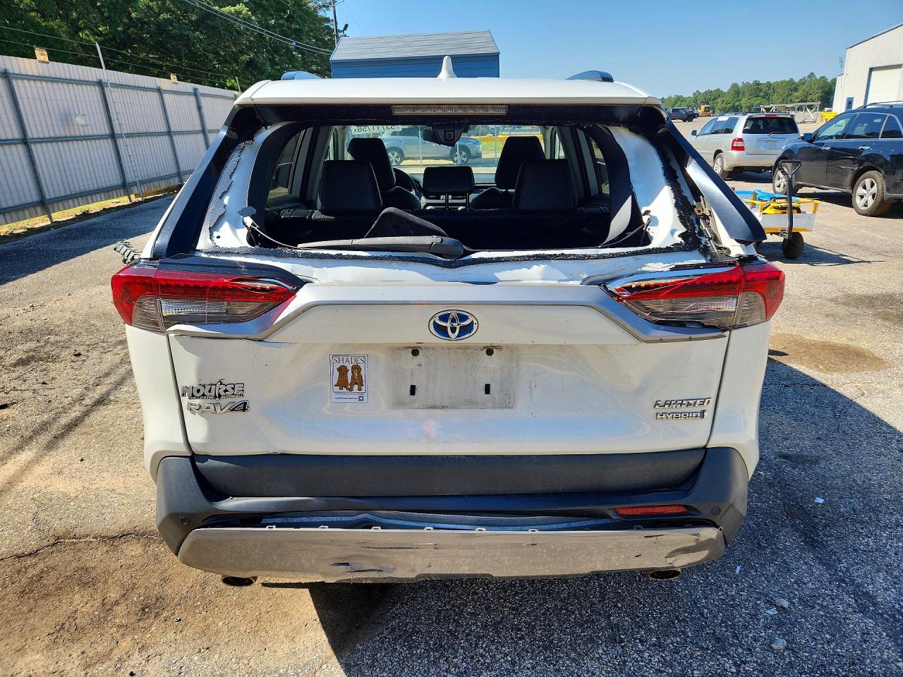 2019 Toyota Rav4 Limited White vin: 2T3DWRFV5KW017611
