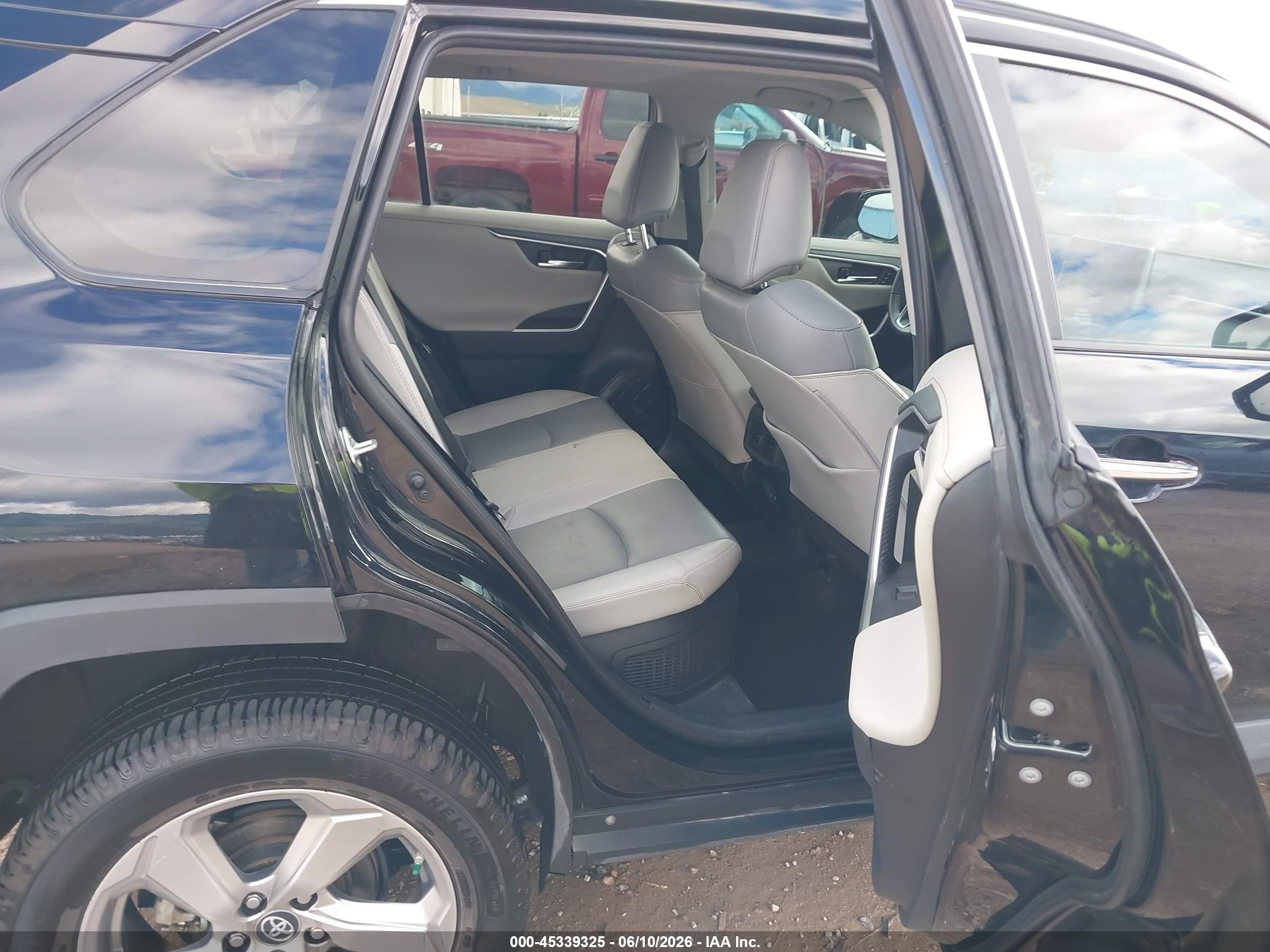 2019 Toyota Rav4 Hybrid Limited Black vin: 2T3DWRFV9KW019023
