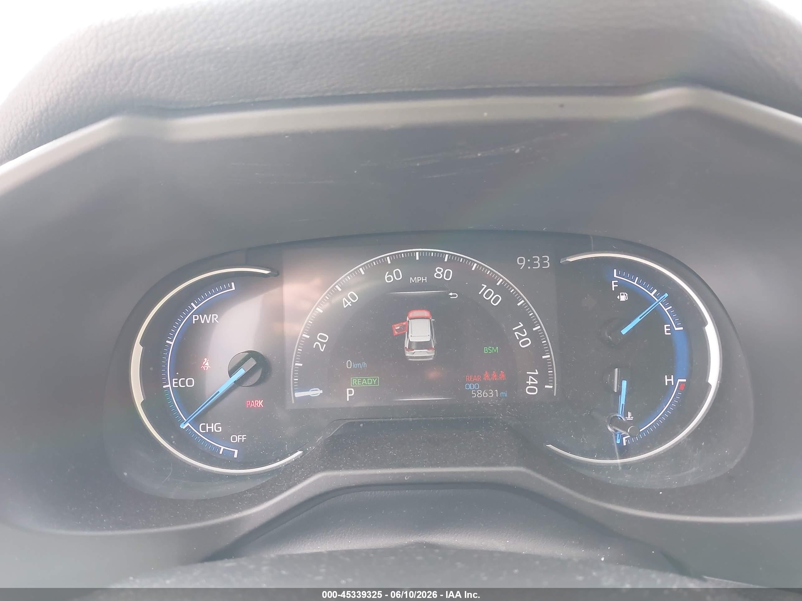 2019 Toyota Rav4 Hybrid Limited Black vin: 2T3DWRFV9KW019023