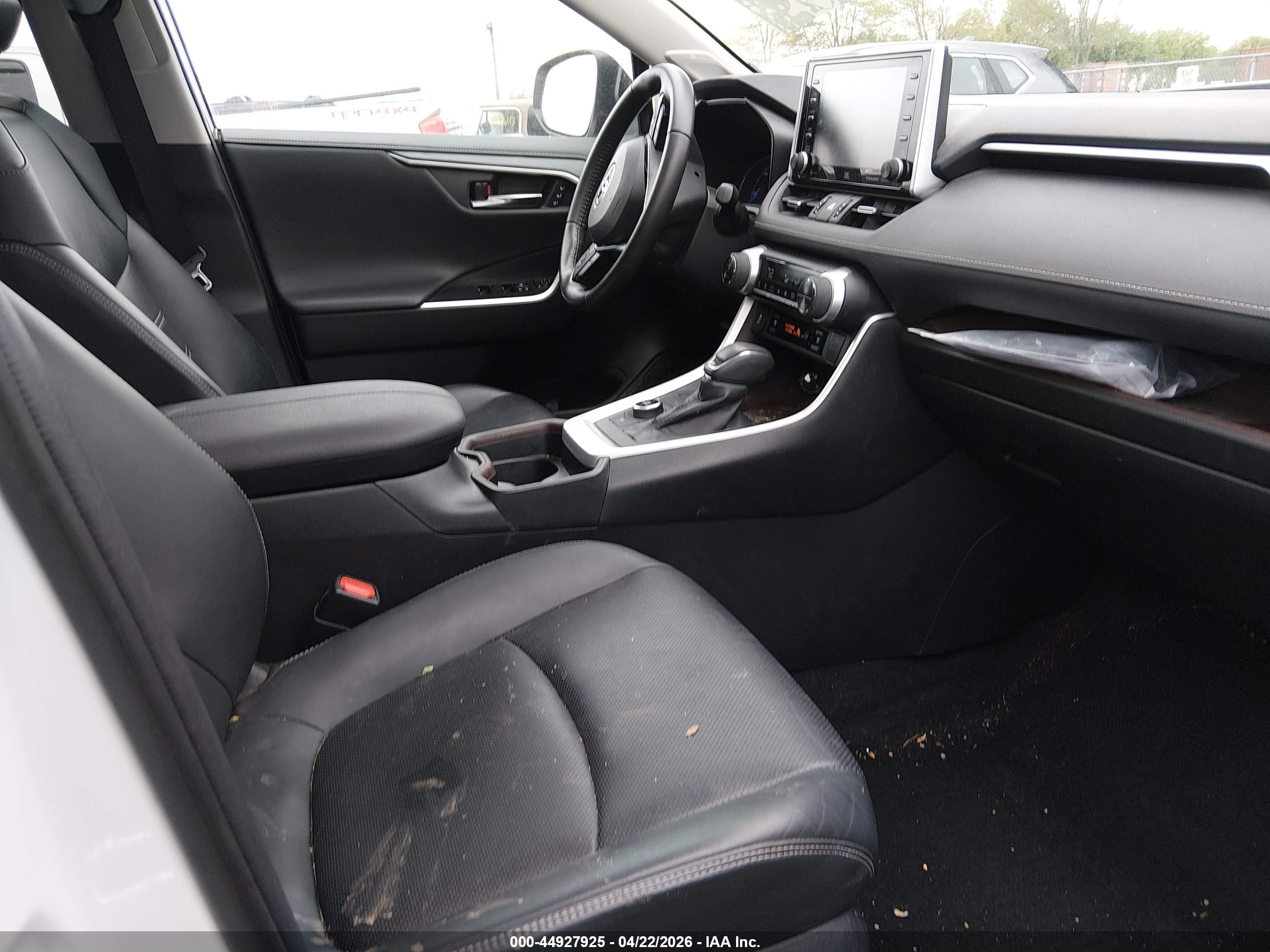2020 Toyota Rav4 Hybrid Limited White vin: 2T3DWRFV9LW056008