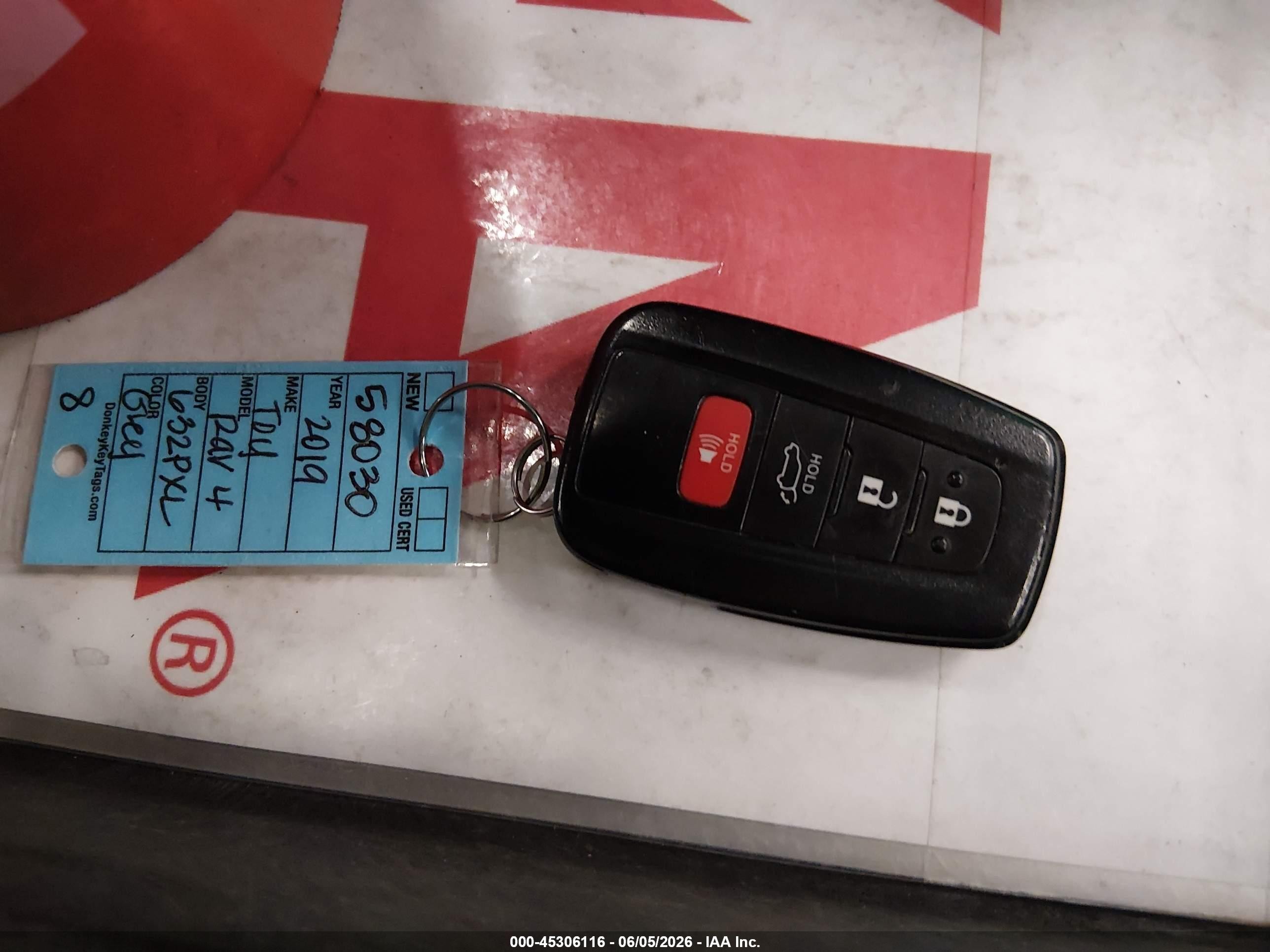 2019 Toyota Rav4 Hybrid Limited Gray vin: 2T3DWRFVXKW031567