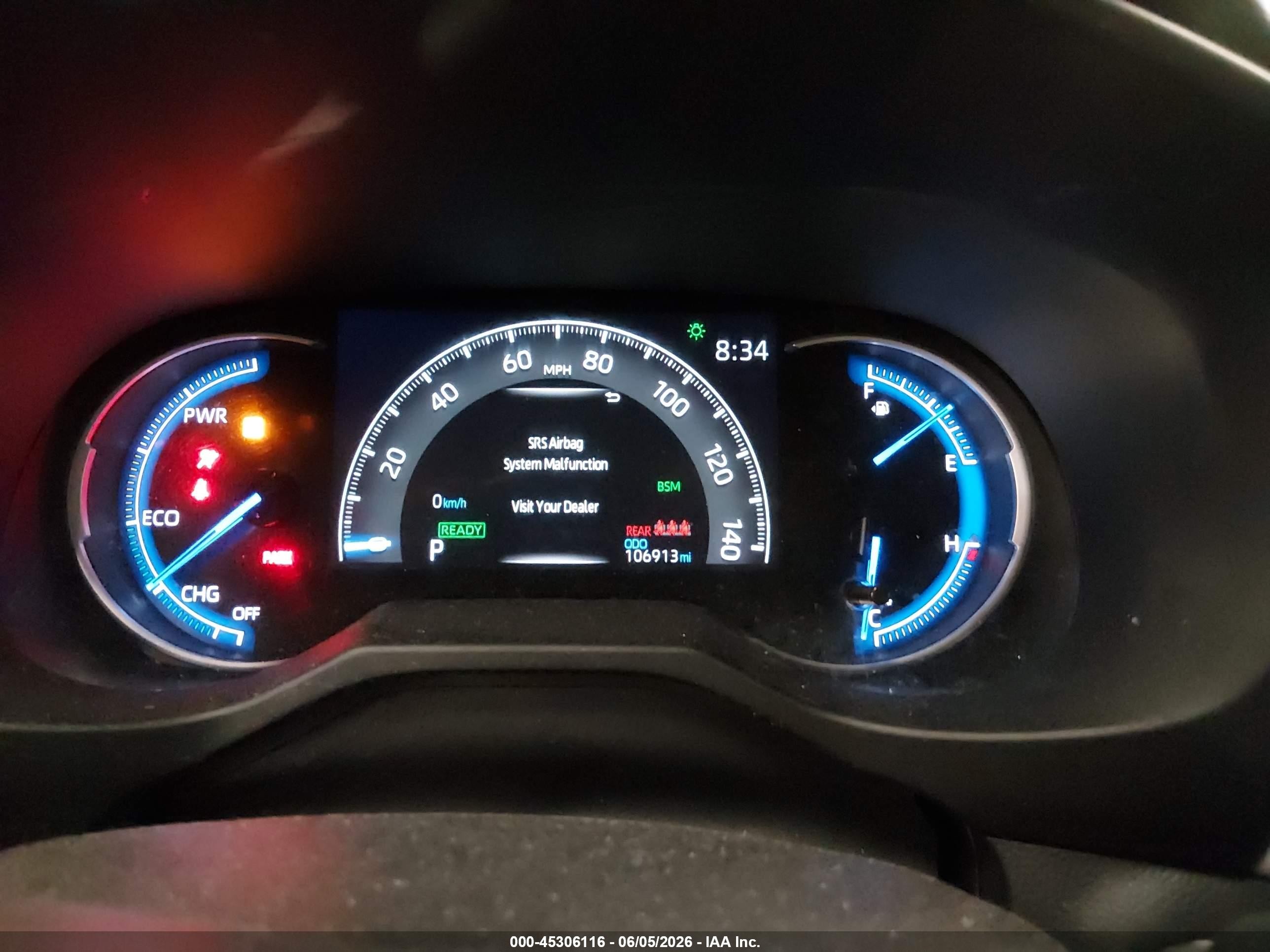 2019 Toyota Rav4 Hybrid Limited Gray vin: 2T3DWRFVXKW031567