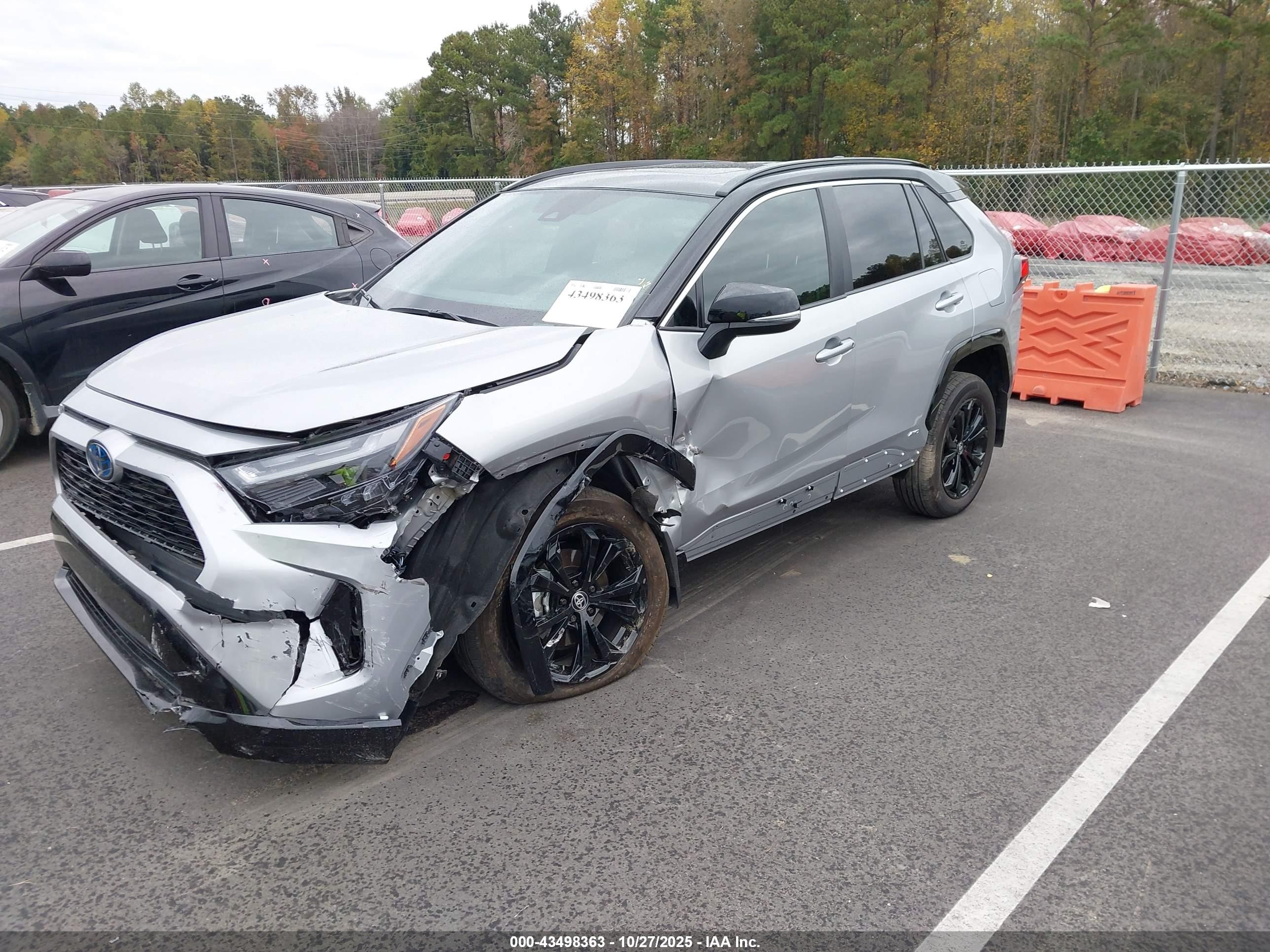 2024 Toyota Rav4 Hybrid Xse Silver vin: 2T3E6RFV6RW063723