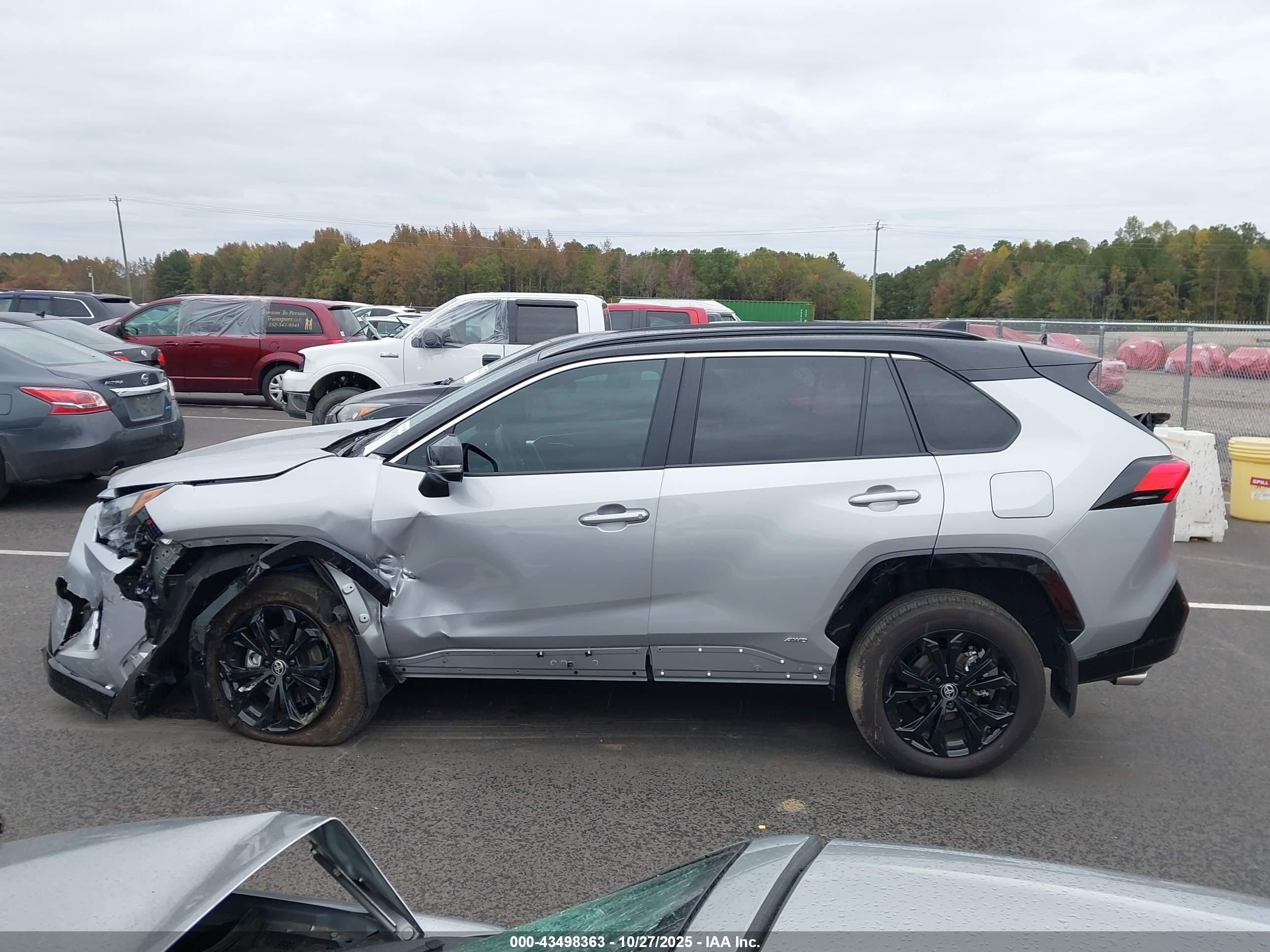 2024 Toyota Rav4 Hybrid Xse Silver vin: 2T3E6RFV6RW063723