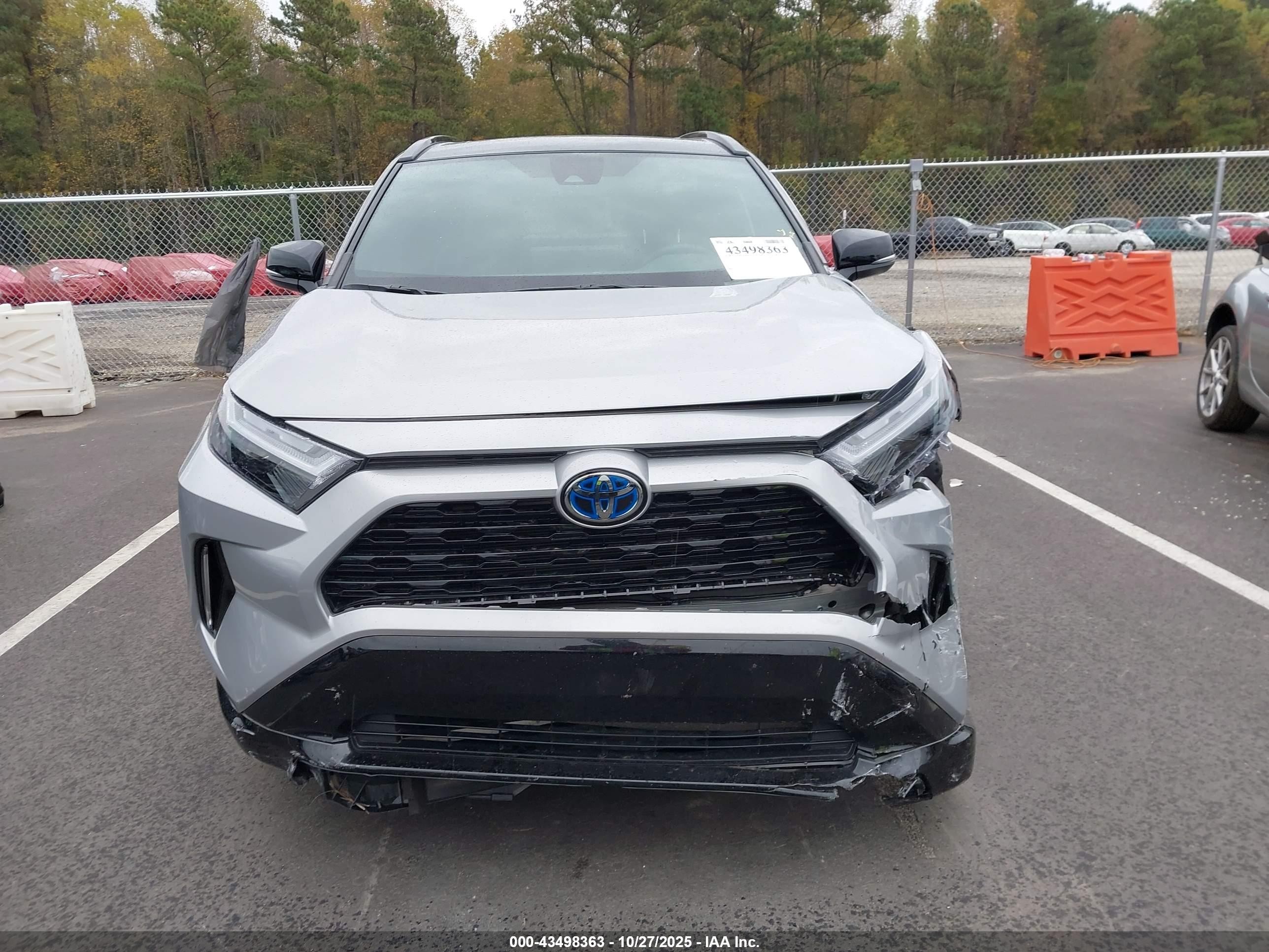 2024 Toyota Rav4 Hybrid Xse Silver vin: 2T3E6RFV6RW063723