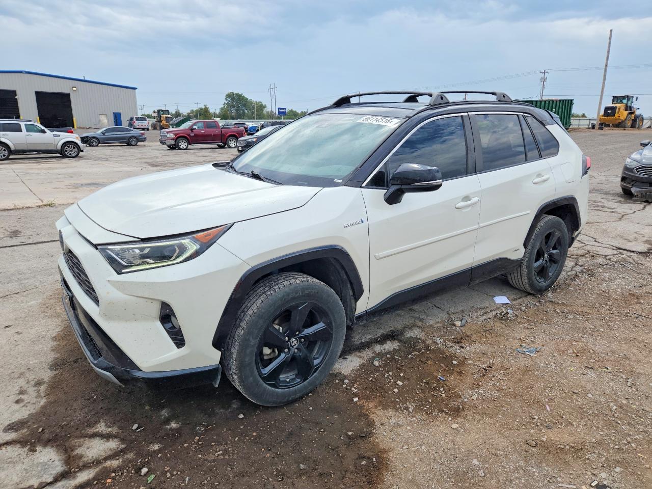 2019 Toyota Rav4 Xse White vin: 2T3EWRFV5KW042545