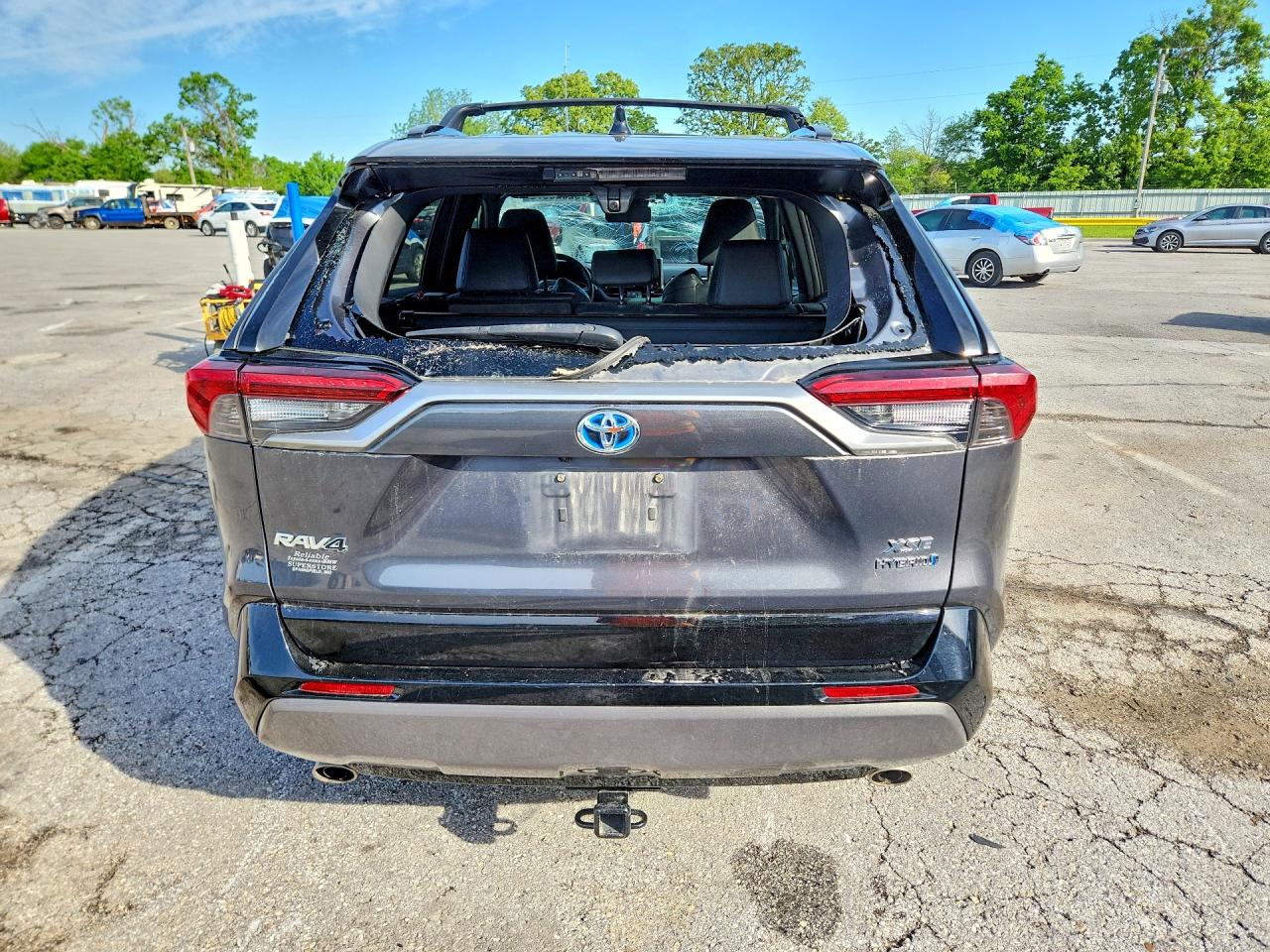 2019 Toyota Rav4 Xse Черный vin: 2T3EWRFV6KW045048