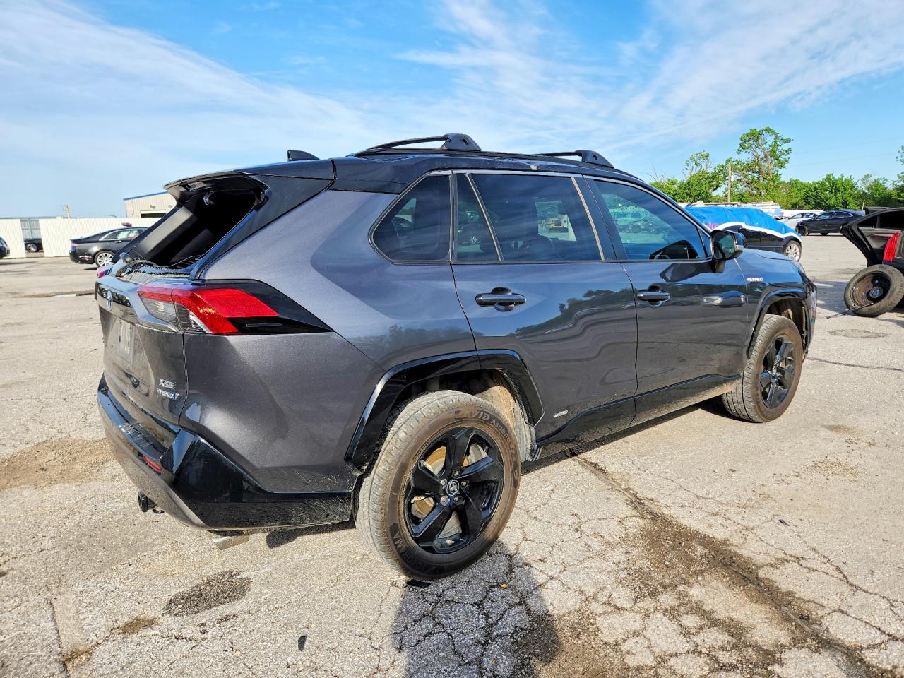 2019 Toyota Rav4 Xse Черный vin: 2T3EWRFV6KW045048
