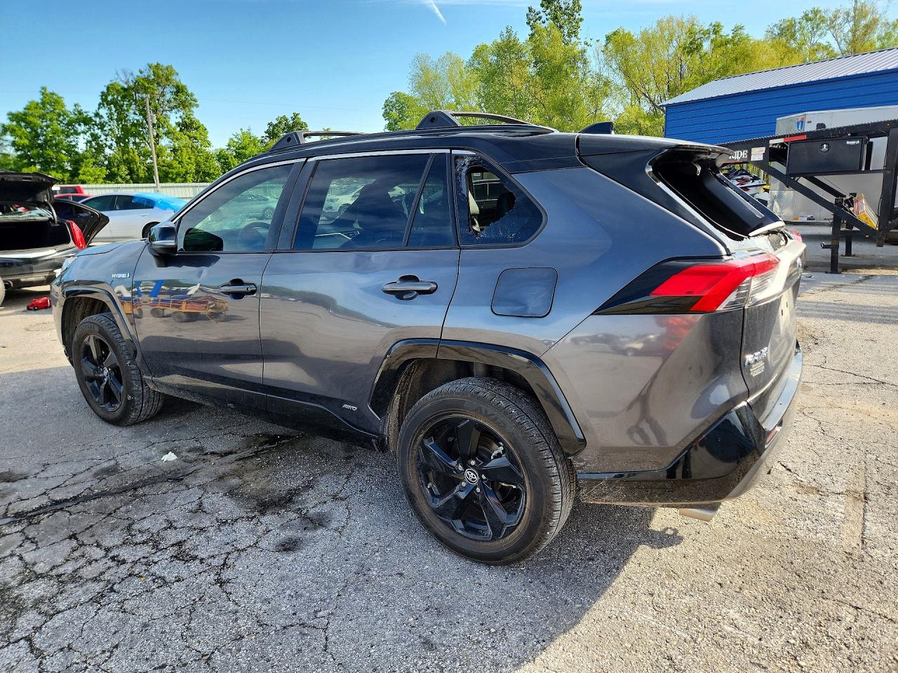 2019 Toyota Rav4 Xse Черный vin: 2T3EWRFV6KW045048