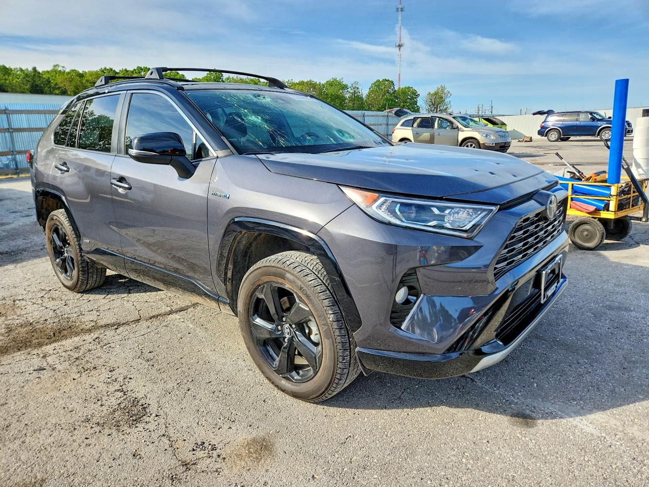 2019 Toyota Rav4 Xse Черный vin: 2T3EWRFV6KW045048