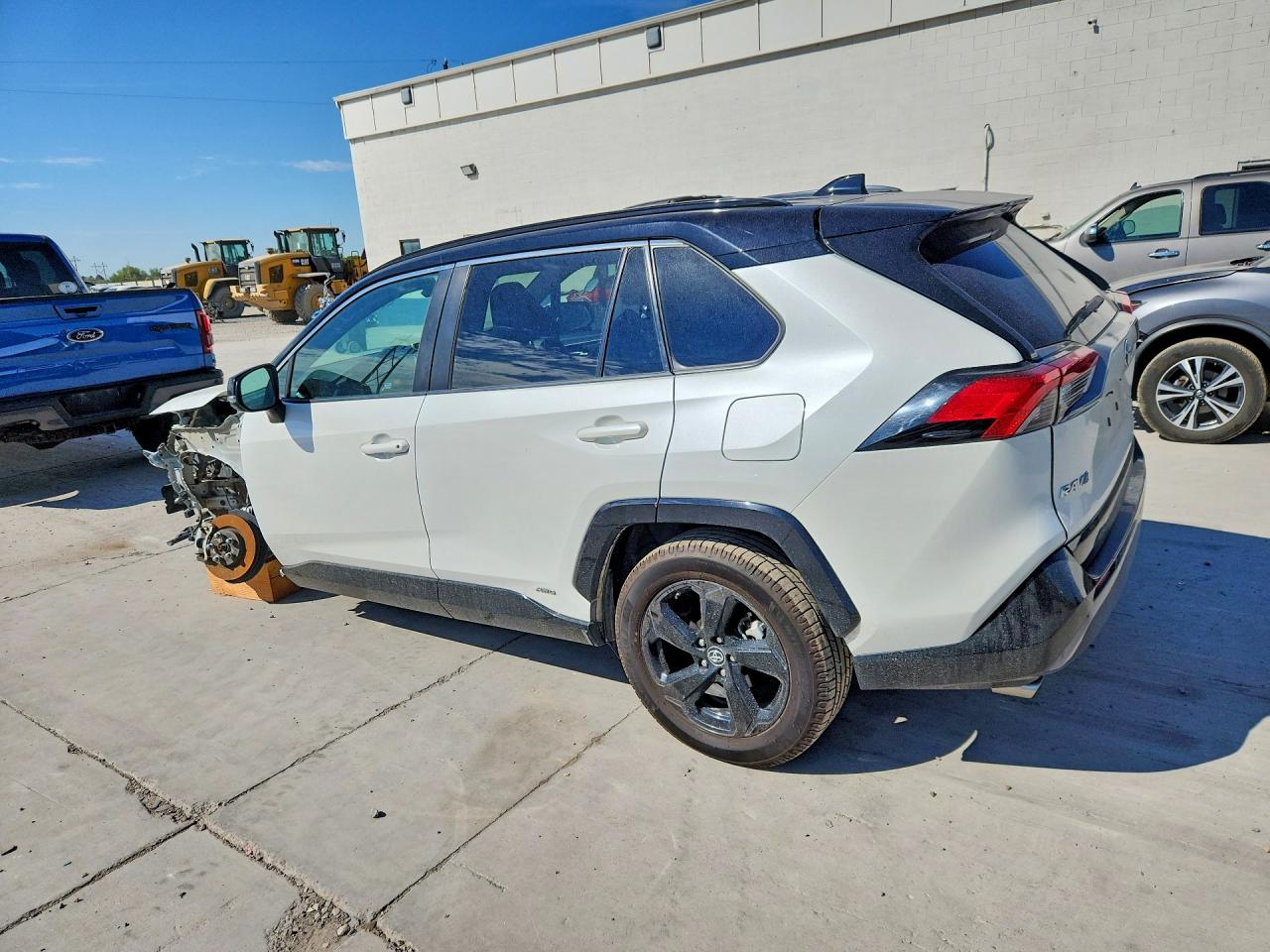 2019 Toyota Rav4 Xse White vin: 2T3EWRFV8KW014187
