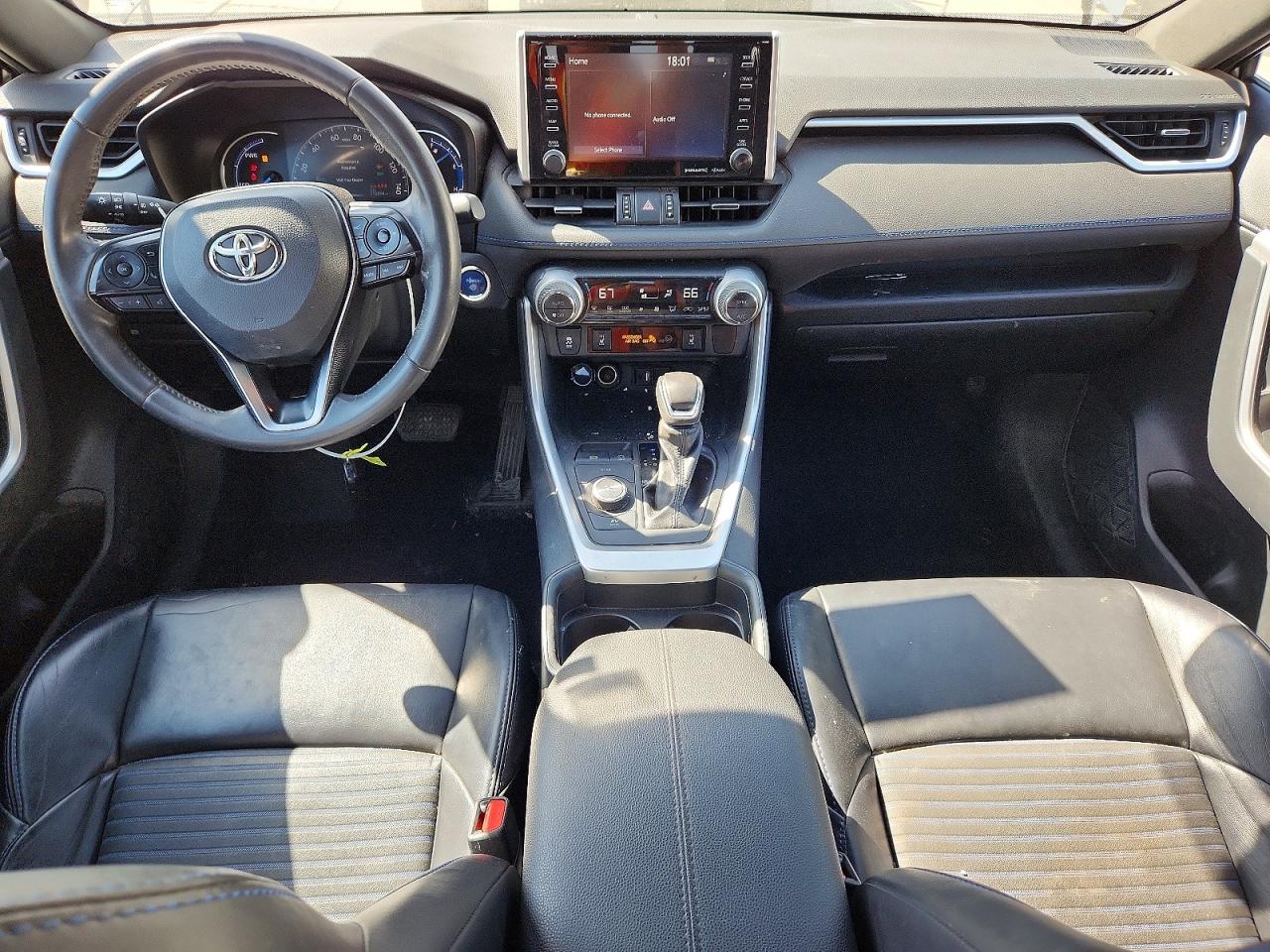 2019 Toyota Rav4 Xse White vin: 2T3EWRFV8KW014187