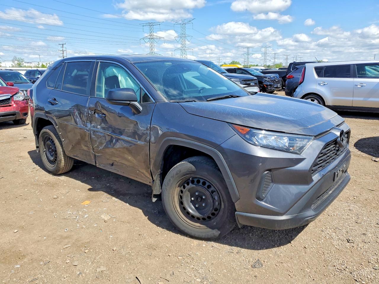 2022 Toyota Rav4 Le Gray vin: 2T3F1RFV0NC298584