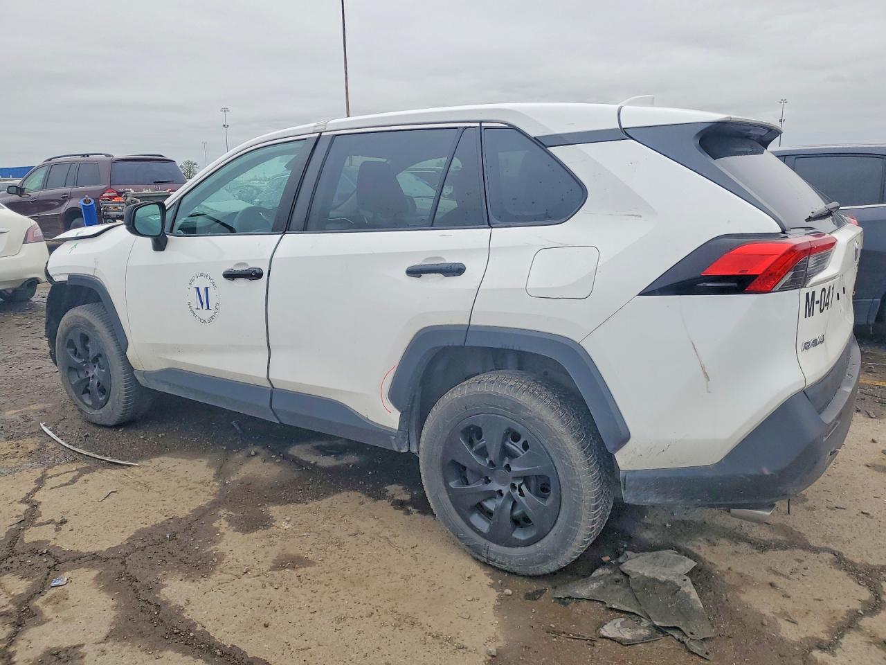 2022 Toyota Rav4 Le White vin: 2T3F1RFV0NW259198