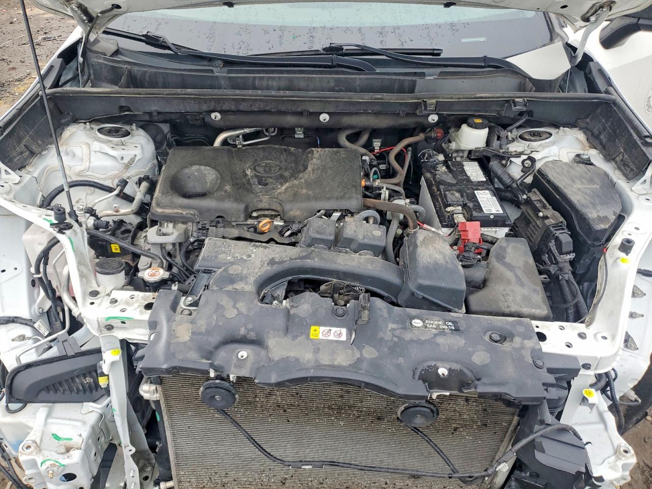 2022 Toyota Rav4 Le White vin: 2T3F1RFV0NW259198