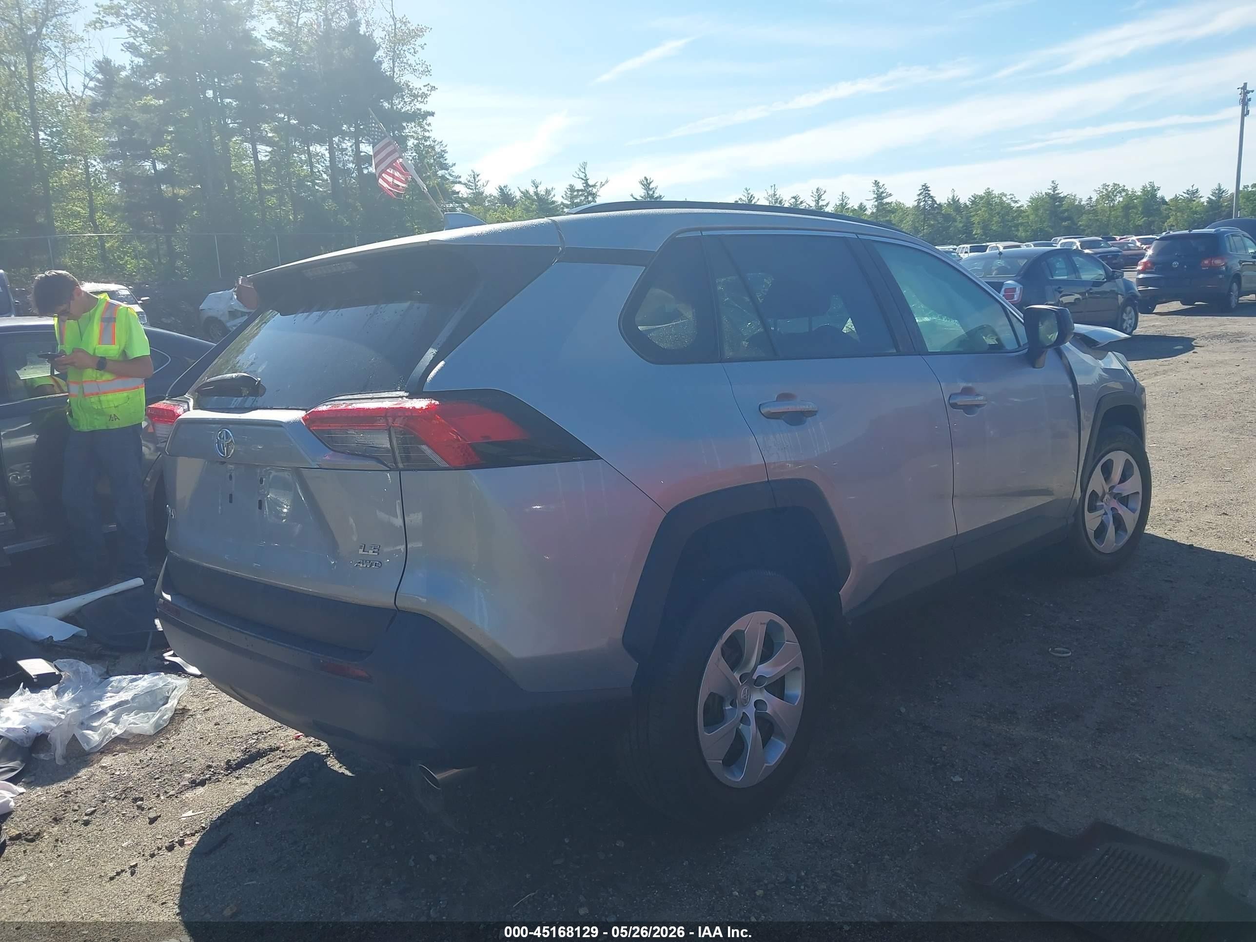 2020 Toyota Rav4 Le Silver vin: 2T3F1RFV1LC109762