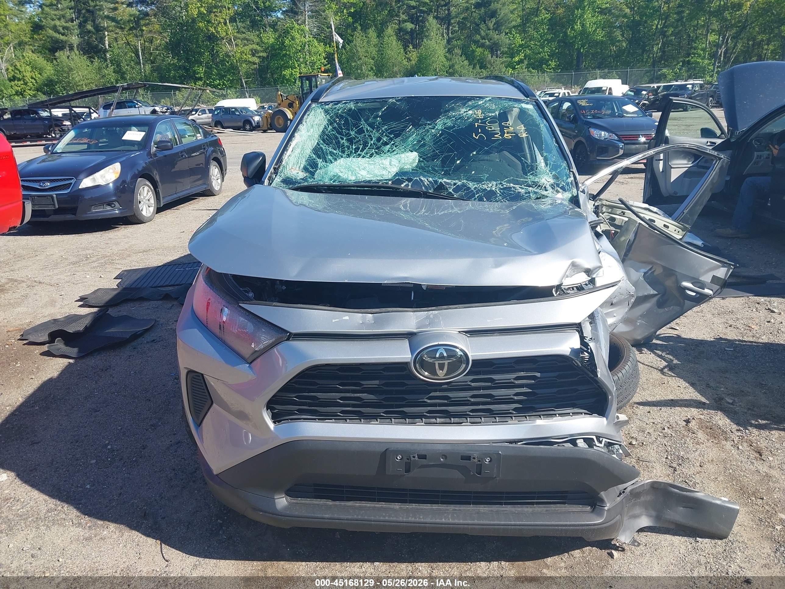 2020 Toyota Rav4 Le Silver vin: 2T3F1RFV1LC109762