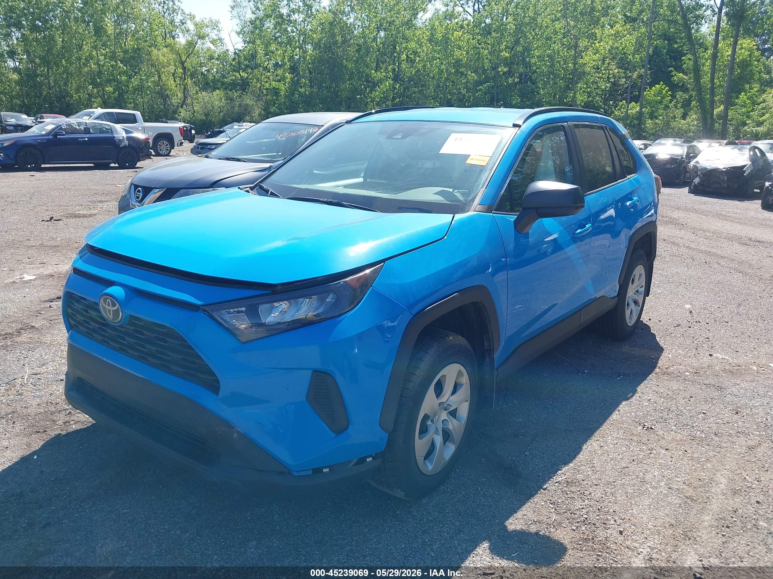 2020 Toyota Rav4 Le Blue vin: 2T3F1RFV3LC123470