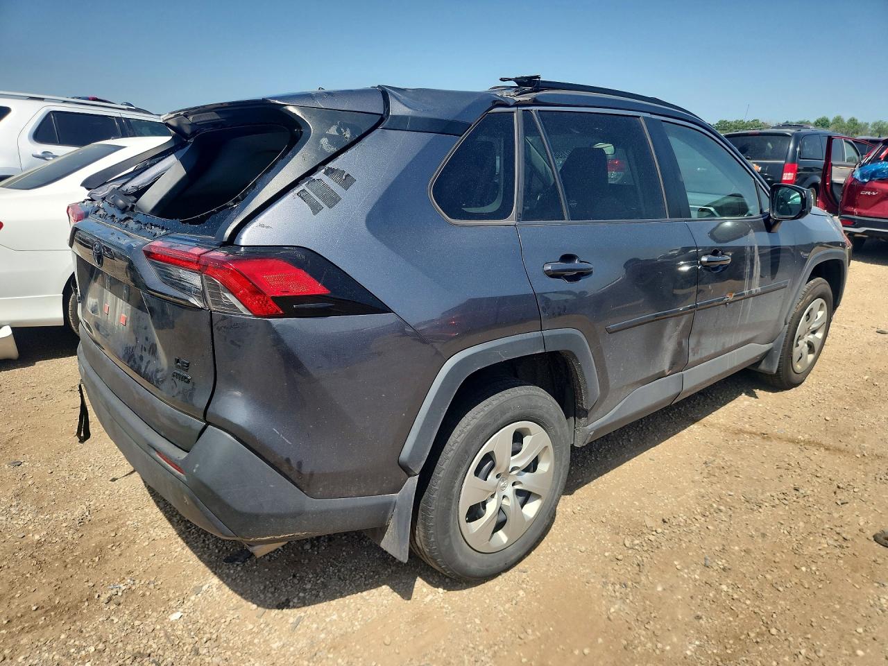 2021 Toyota Rav4 Le Gray vin: 2T3F1RFV3MC224347