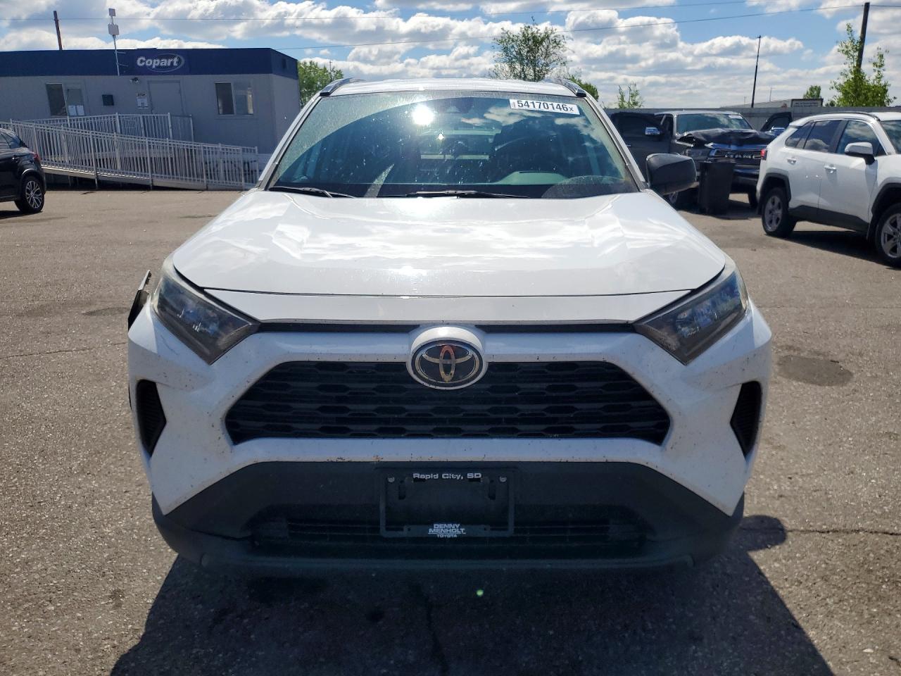 2021 Toyota Rav4 Le White vin: 2T3F1RFV4MC229122