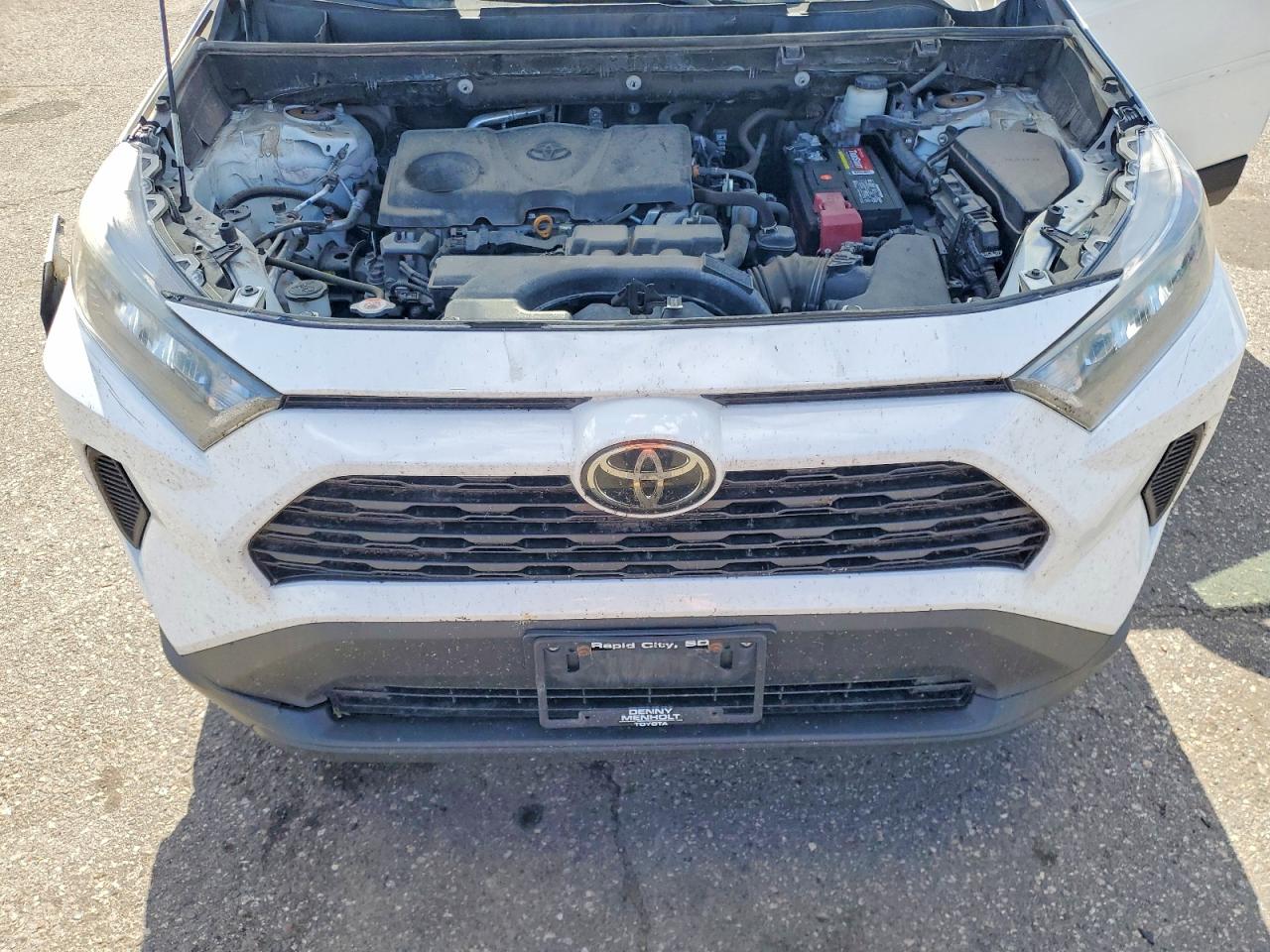 2021 Toyota Rav4 Le White vin: 2T3F1RFV4MC229122