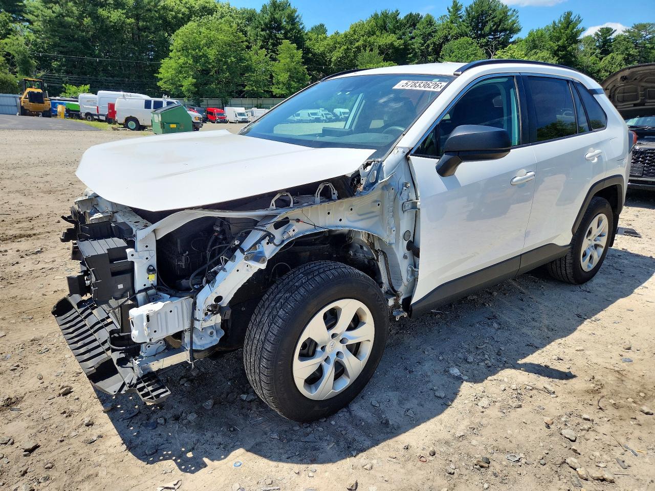 2021 Toyota Rav4 Le Белый vin: 2T3F1RFV7MW168900
