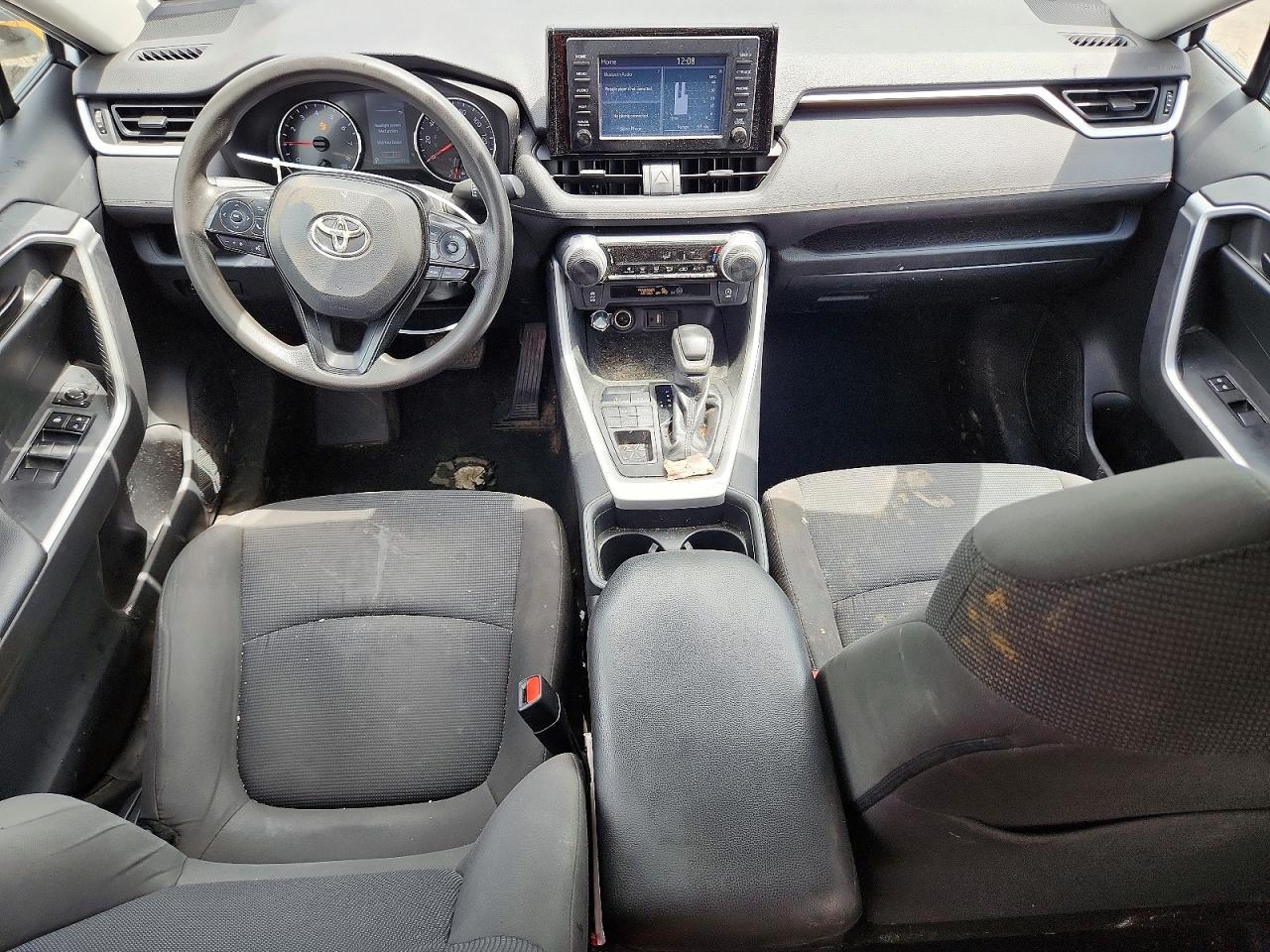 2019 Toyota Rav4 Le White vin: 2T3F1RFV8KC043399