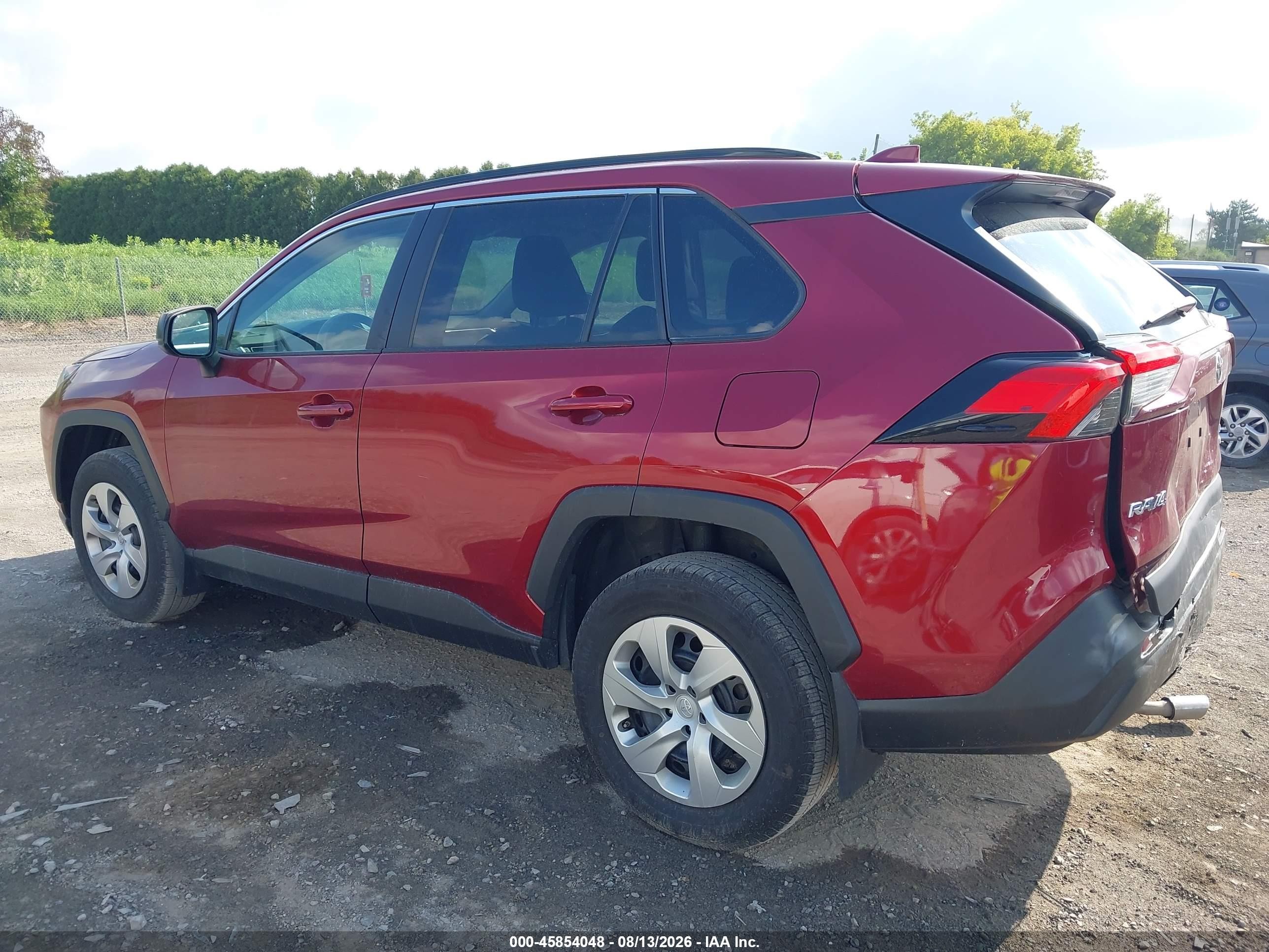 2020 Toyota Rav4 Le Красный vin: 2T3F1RFV9LW124816