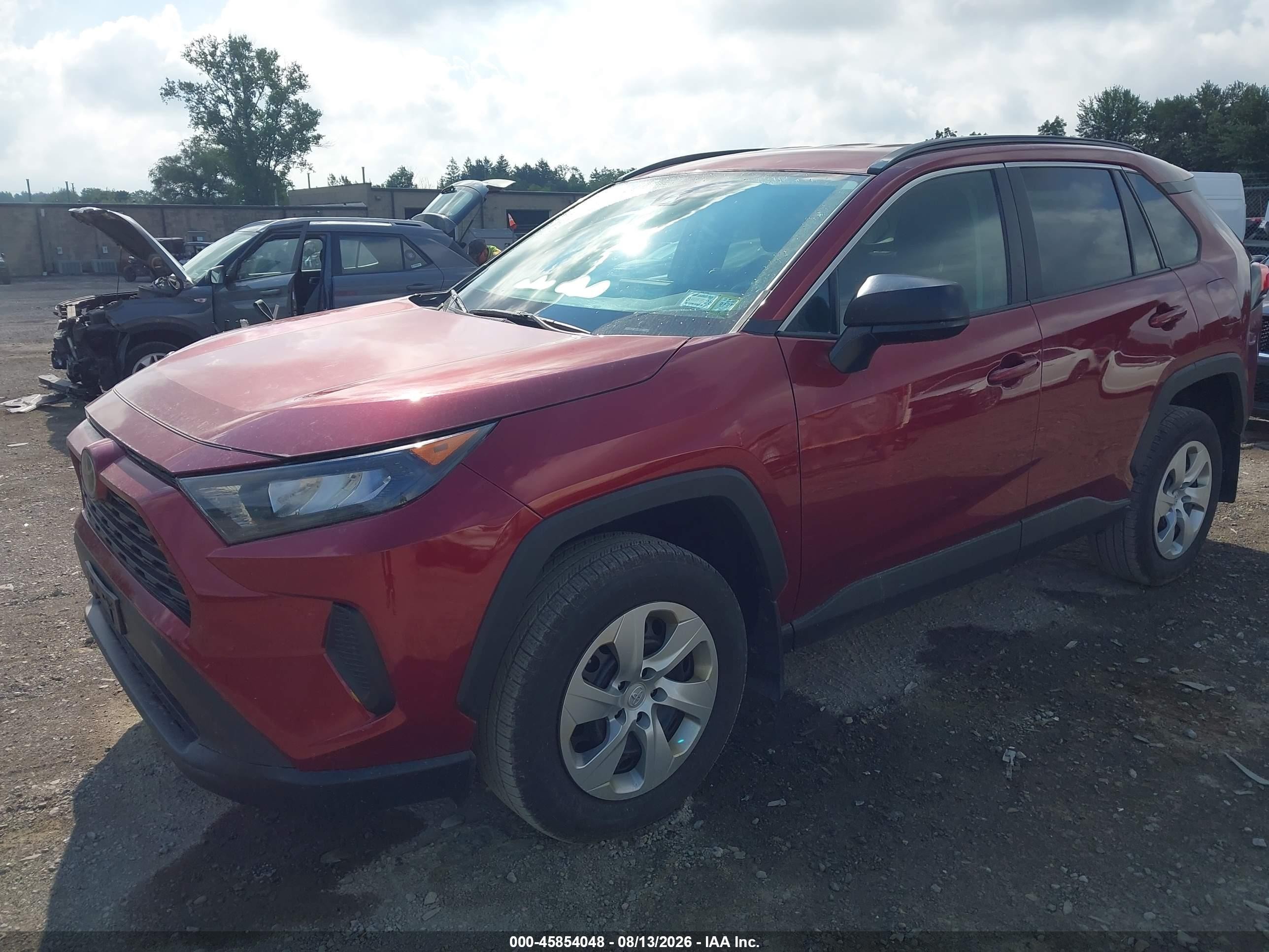 2020 Toyota Rav4 Le Красный vin: 2T3F1RFV9LW124816