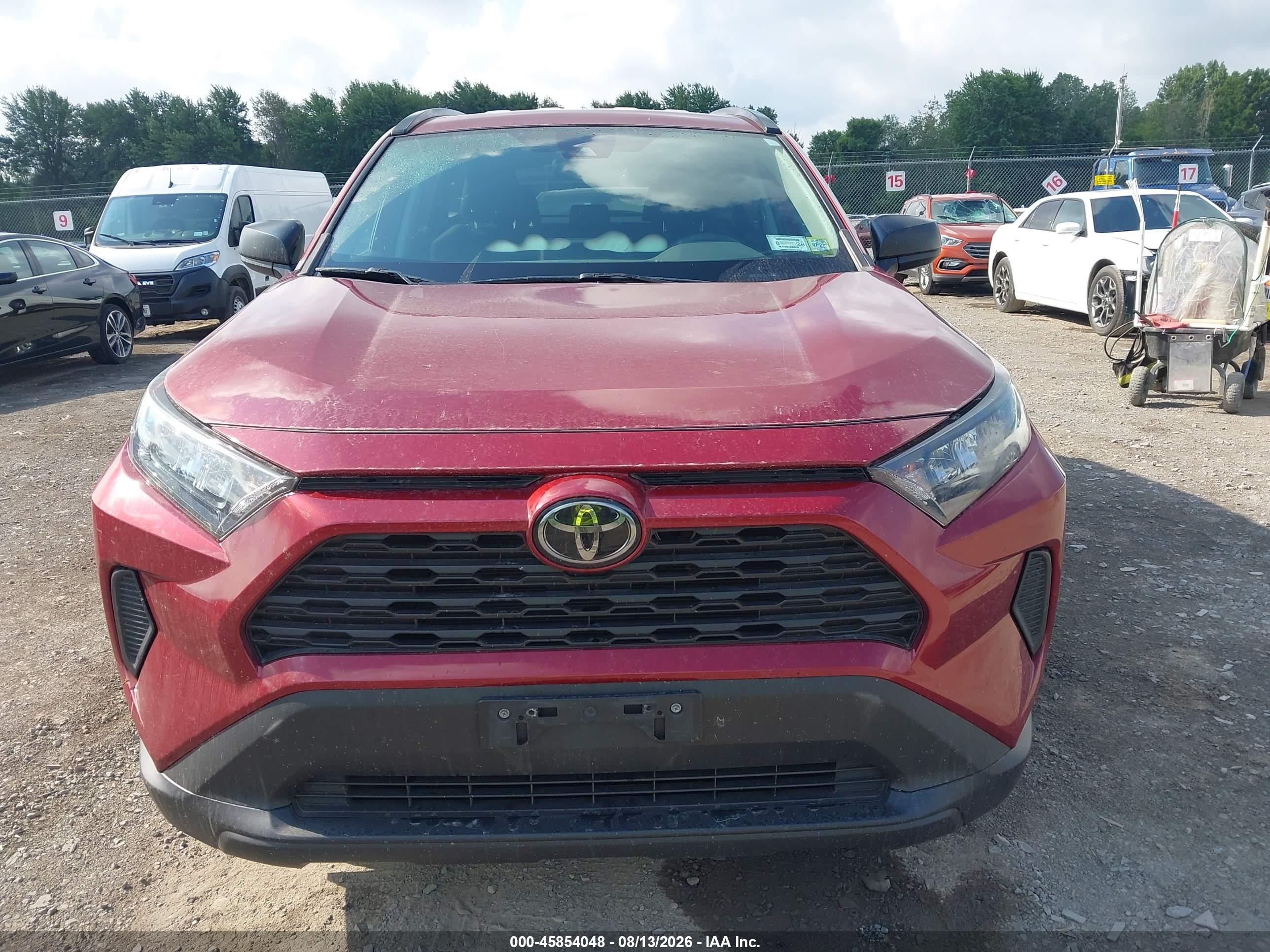 2020 Toyota Rav4 Le Красный vin: 2T3F1RFV9LW124816