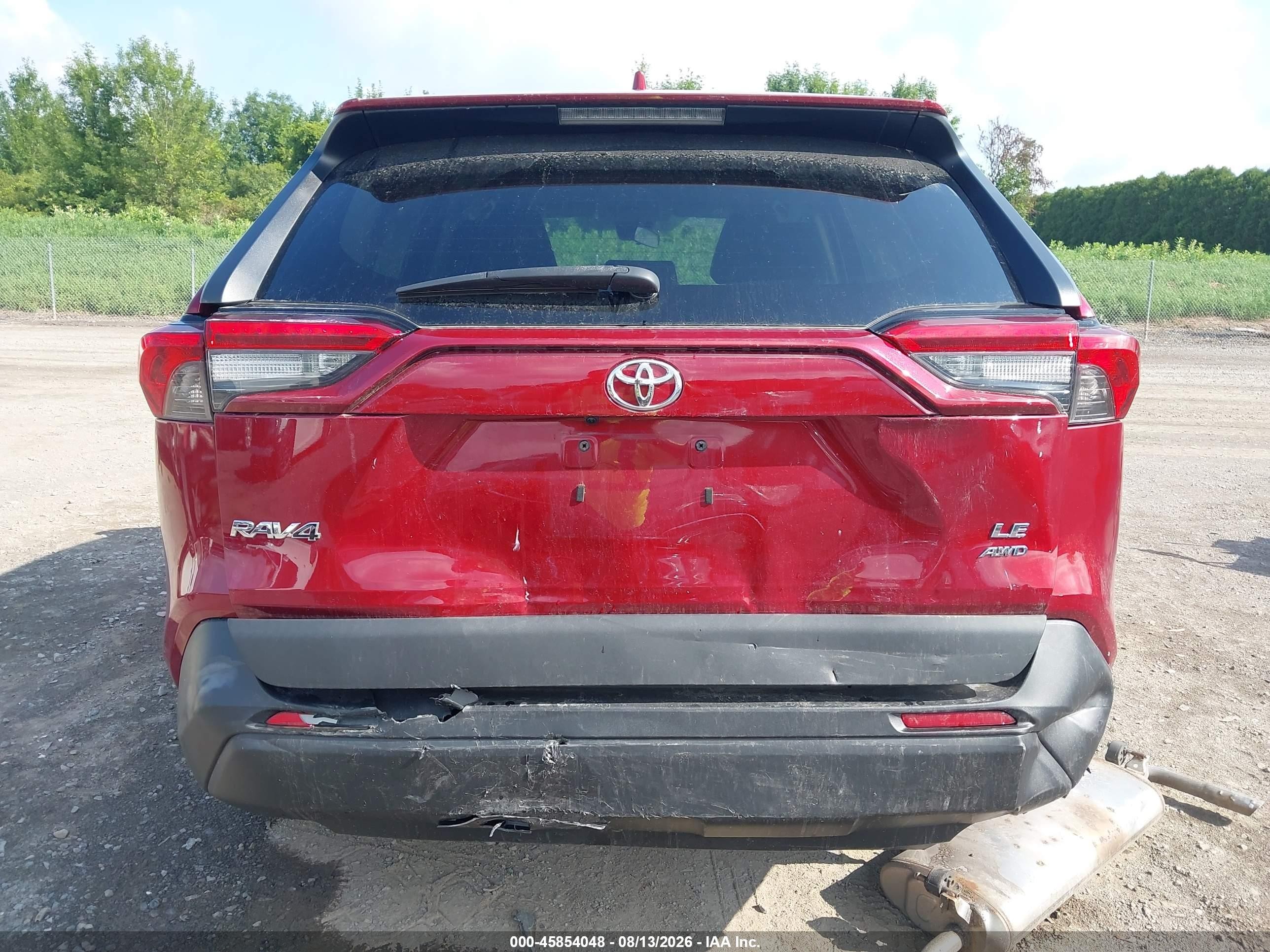 2020 Toyota Rav4 Le Красный vin: 2T3F1RFV9LW124816