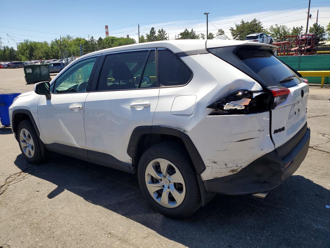 2022 Toyota Rav4 Le White vin: 2T3G1RFV3NC318525