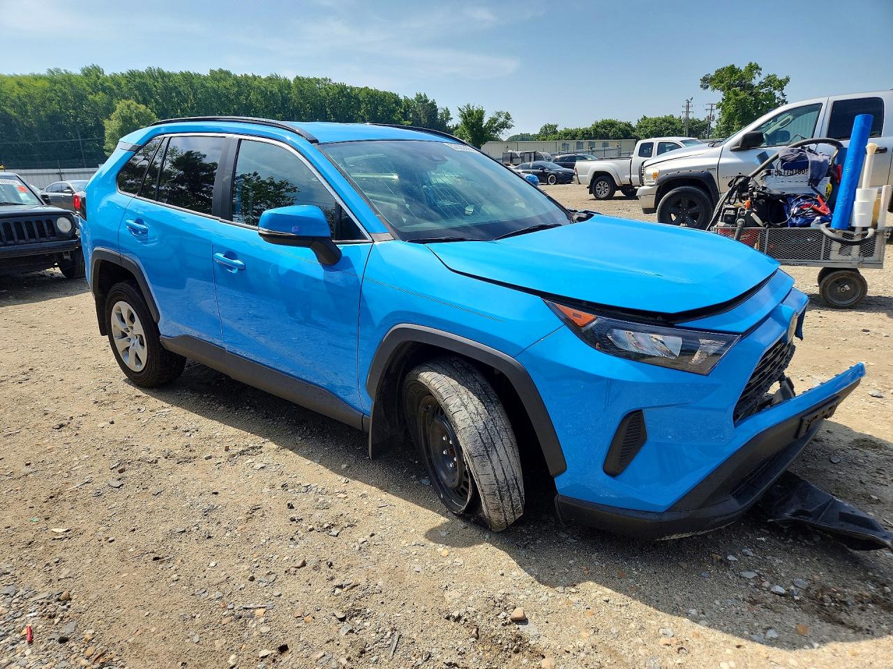 2019 Toyota Rav4 Le Blue vin: 2T3G1RFV4KC023462