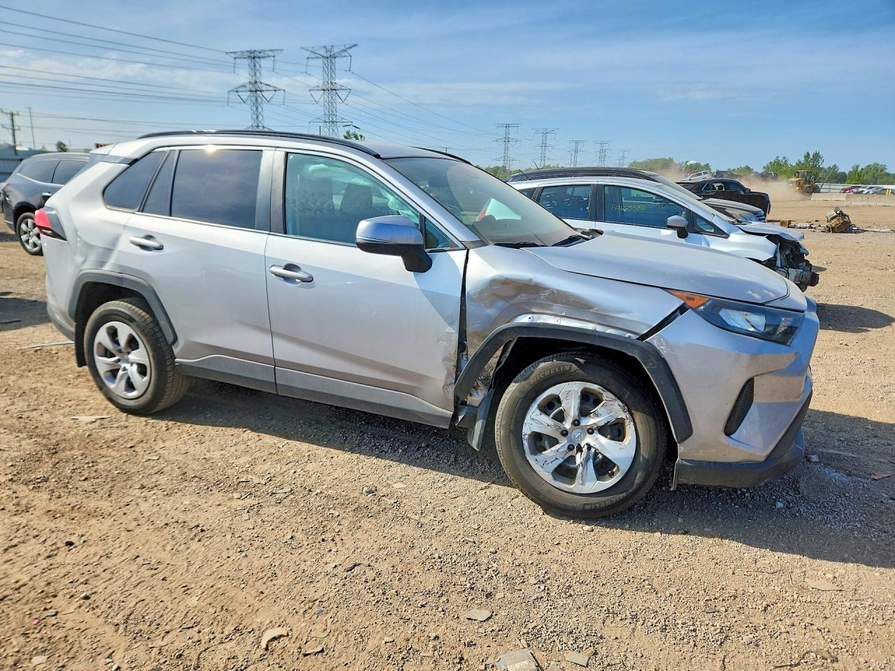 2021 Toyota Rav4 Le Silver vin: 2T3G1RFV5MC188164