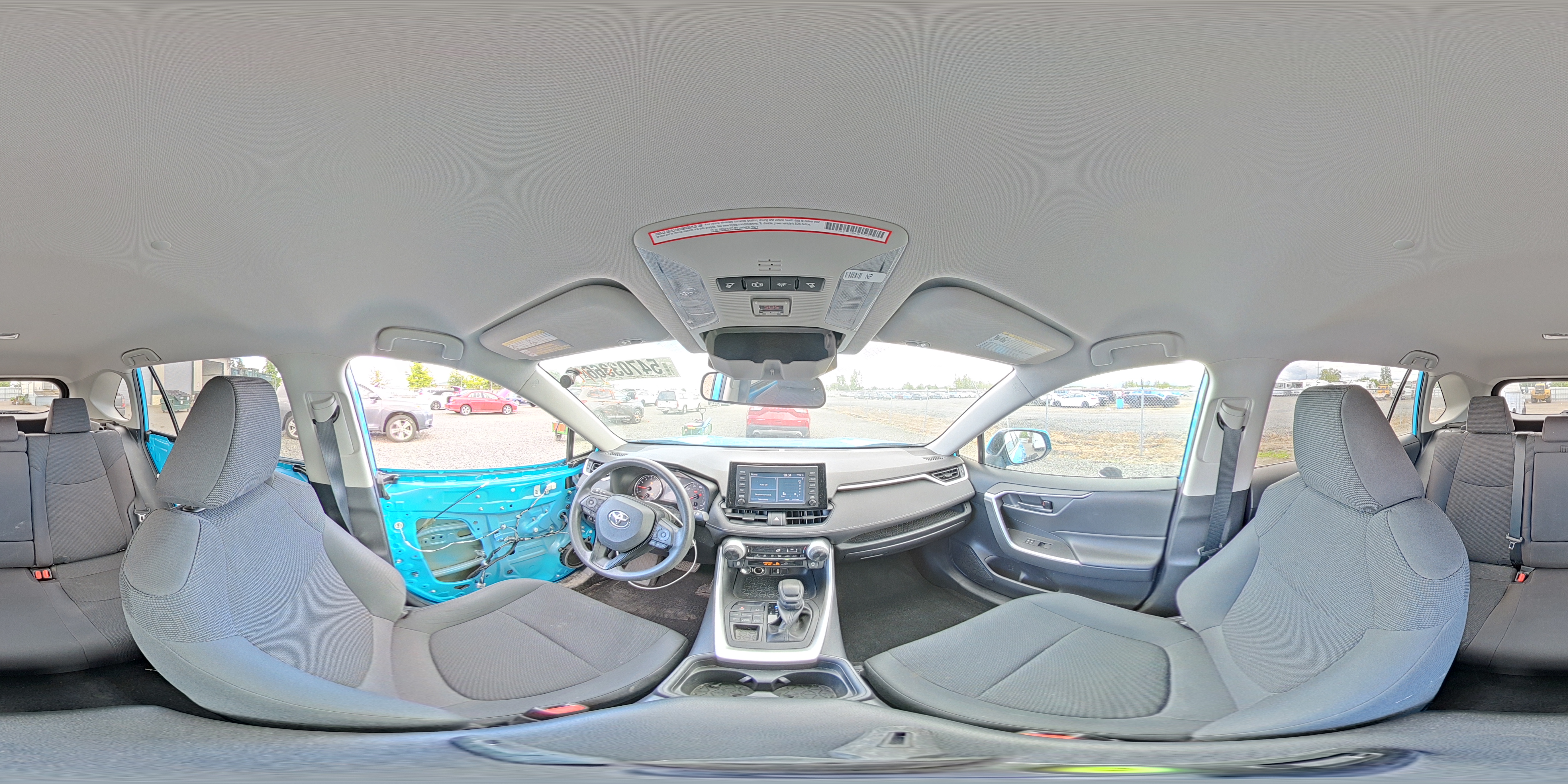 2019 Toyota Rav4 Le Blue vin: 2T3G1RFV7KC012777