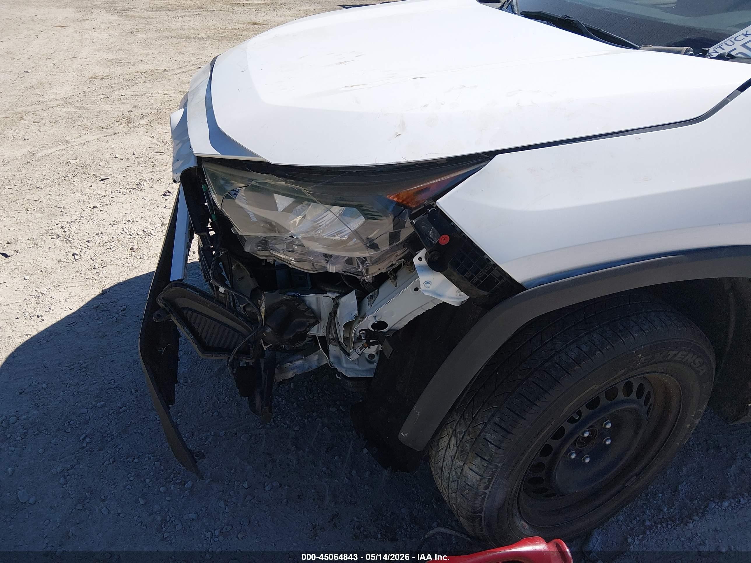 2019 Toyota Rav4 Le Белый vin: 2T3G1RFV8KW015945