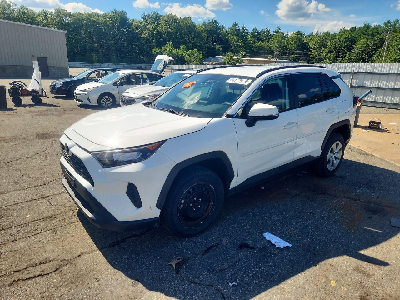 2021 Toyota Rav4 Le White vin: 2T3G1RFV9MW209967