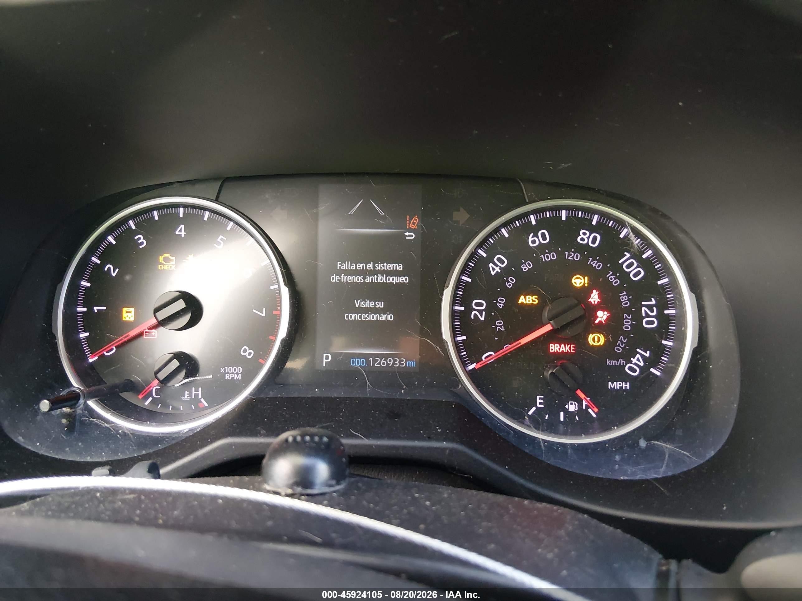 2019 Toyota Rav4 Le Silver vin: 2T3H1RFV0KW051889