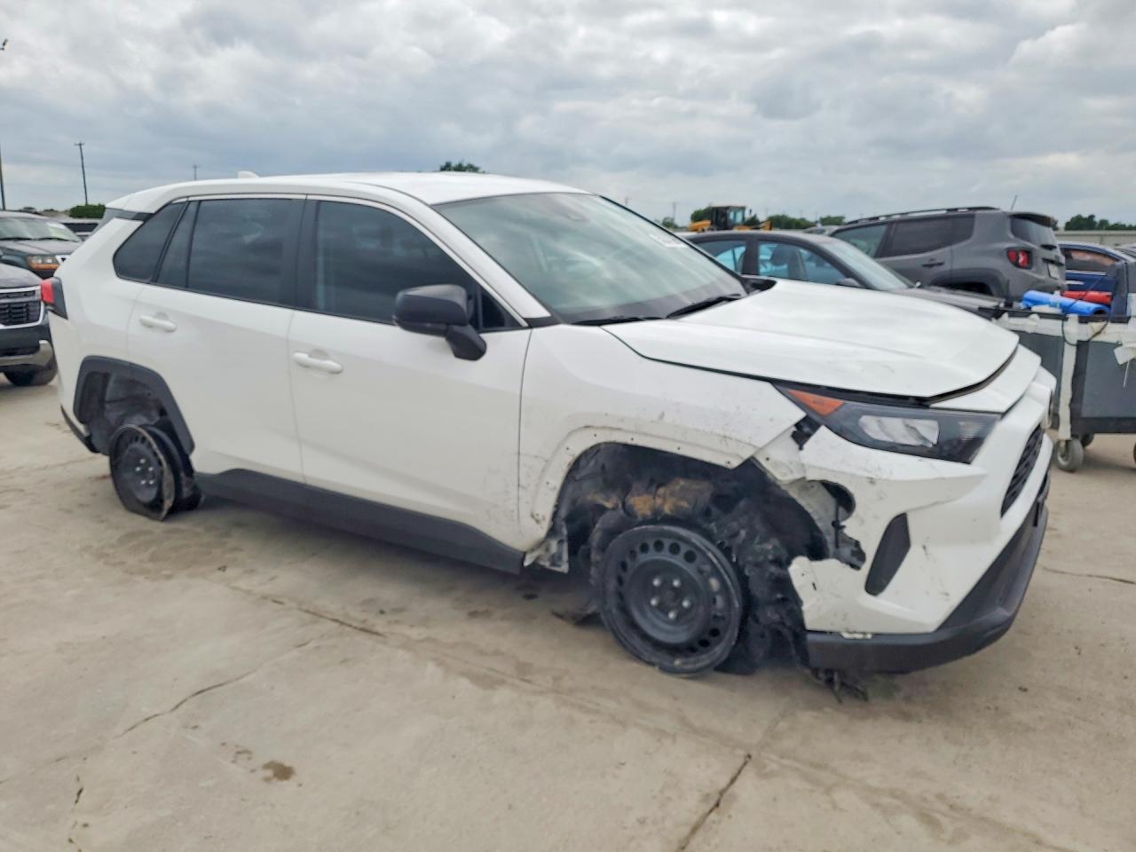 2022 Toyota Rav4 Le White vin: 2T3H1RFV4NC180840