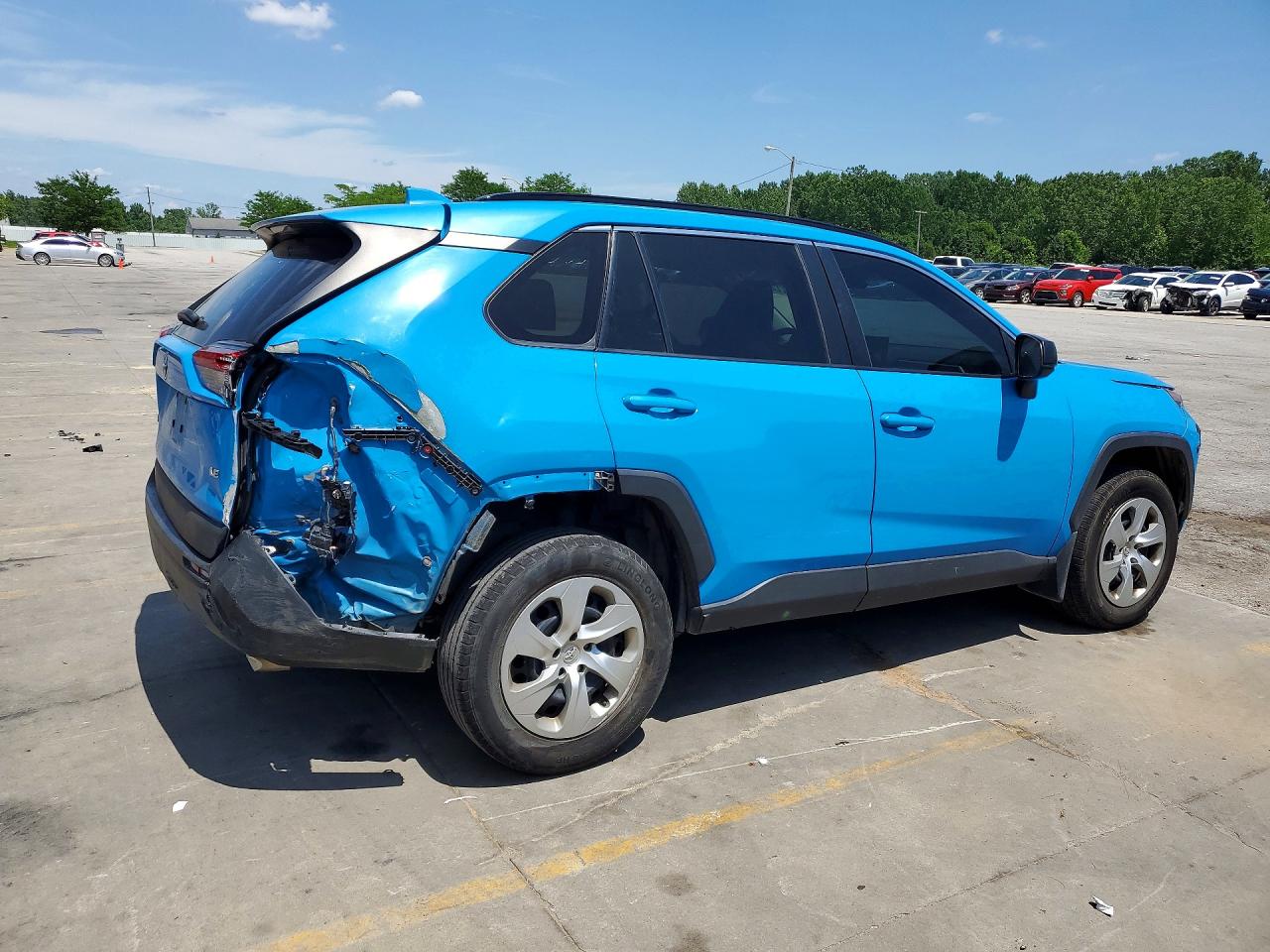 2019 Toyota Rav4 Le Blue vin: 2T3H1RFV7KW021871
